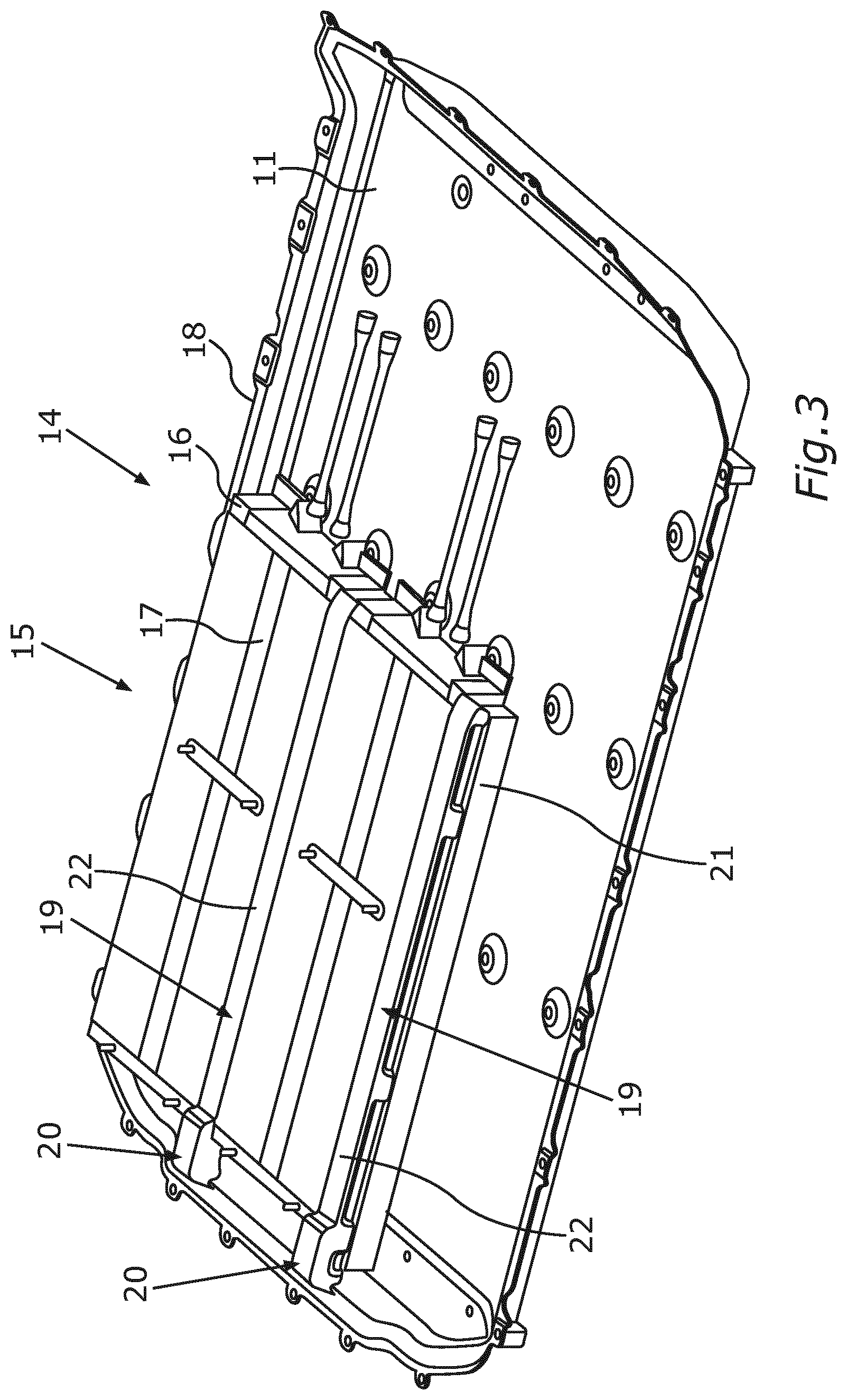 Patent US12304295 Figure 2 – Energy store floor assembly