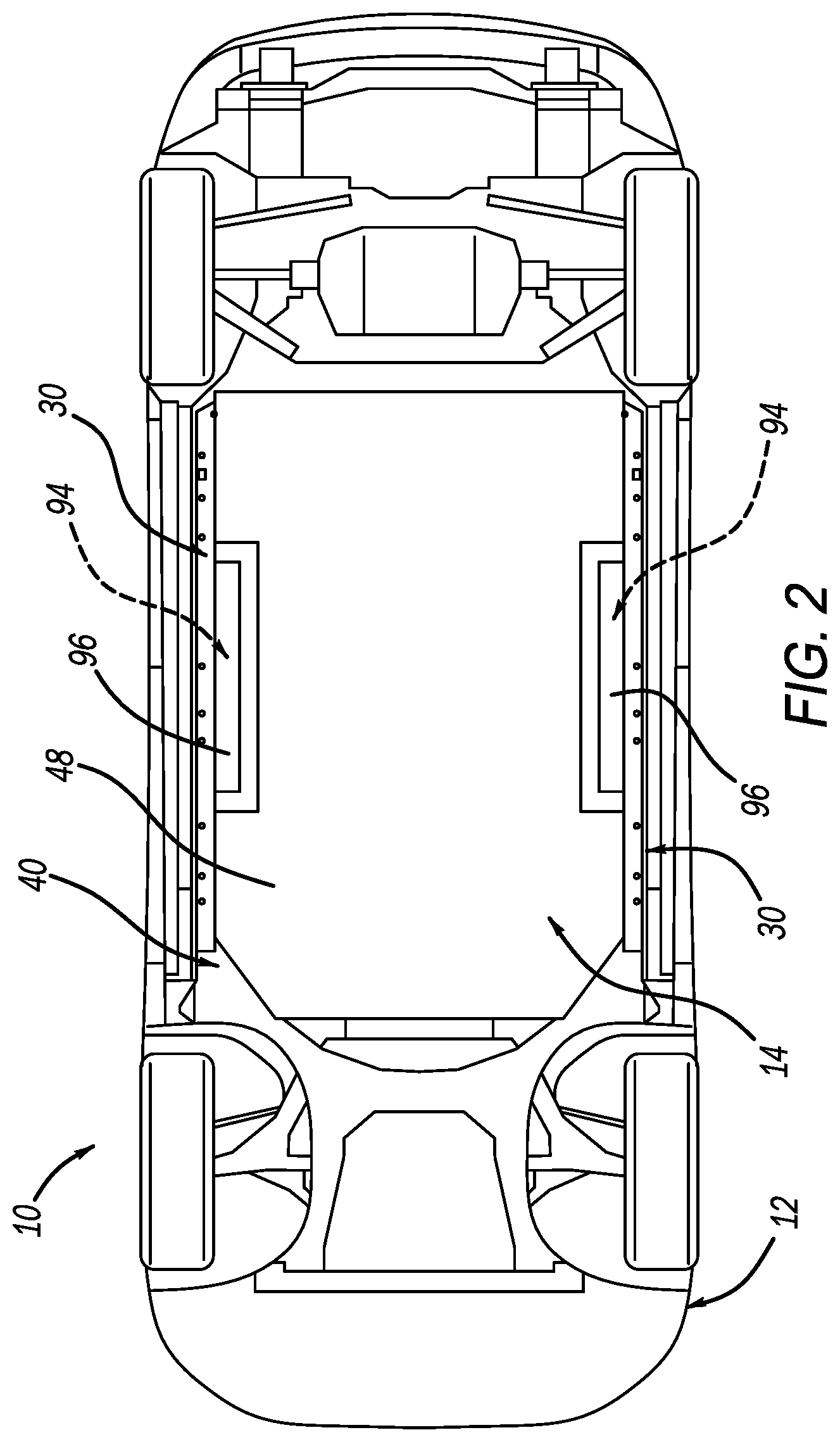 Patent US12304296 Figure 2 – Battery pack for electric vehicle