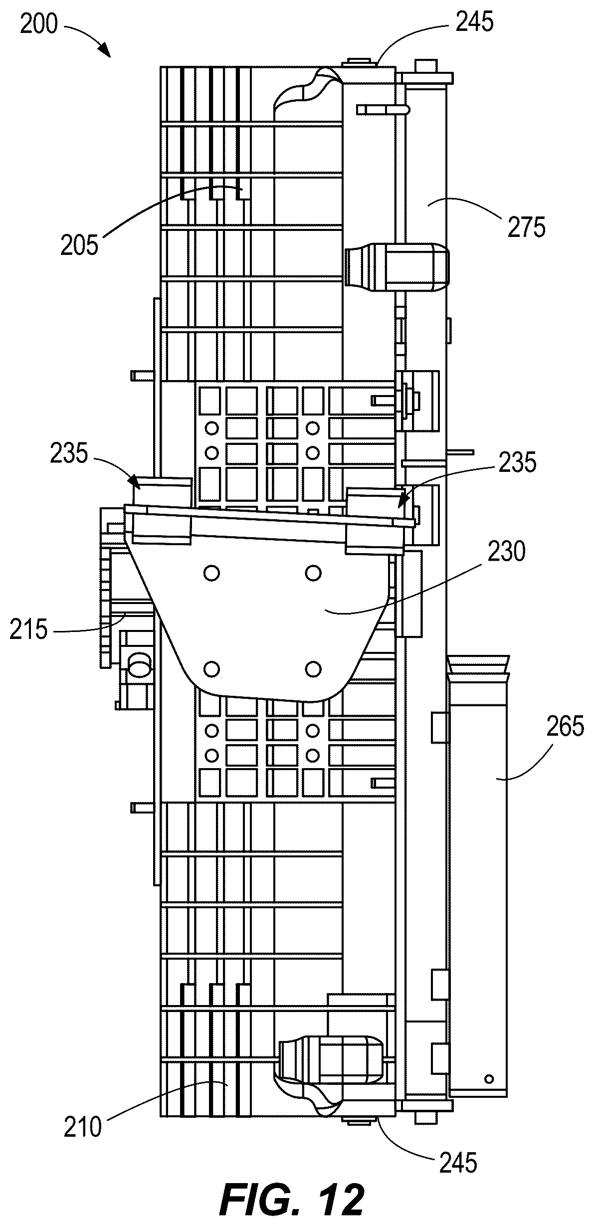 Patent US12304299 Figure 11 – Fan shroud, mounting bracket, and pin mount
