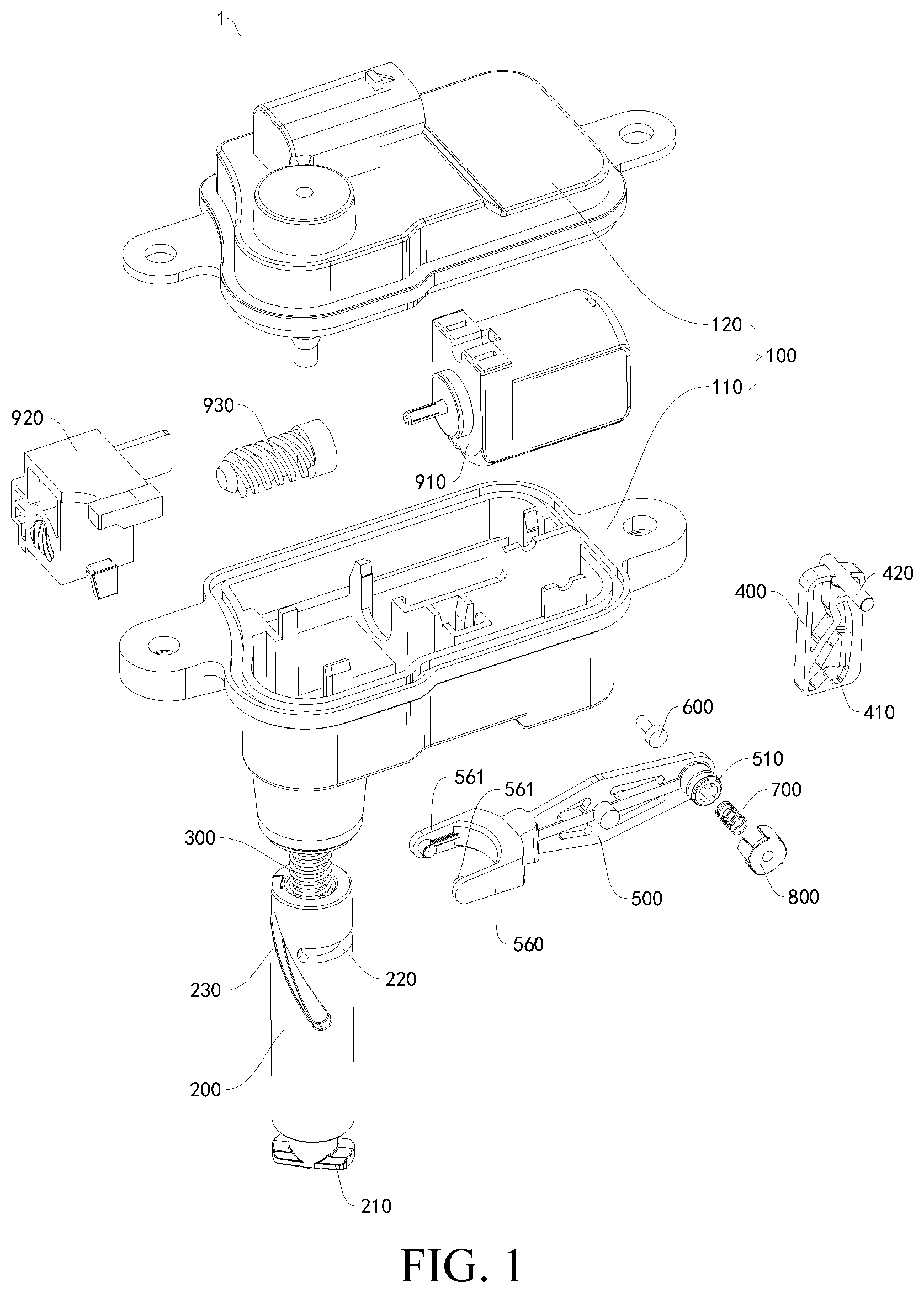 Patent US12304300 Figure 1 – Cap opening and closing device and vehicle having the same