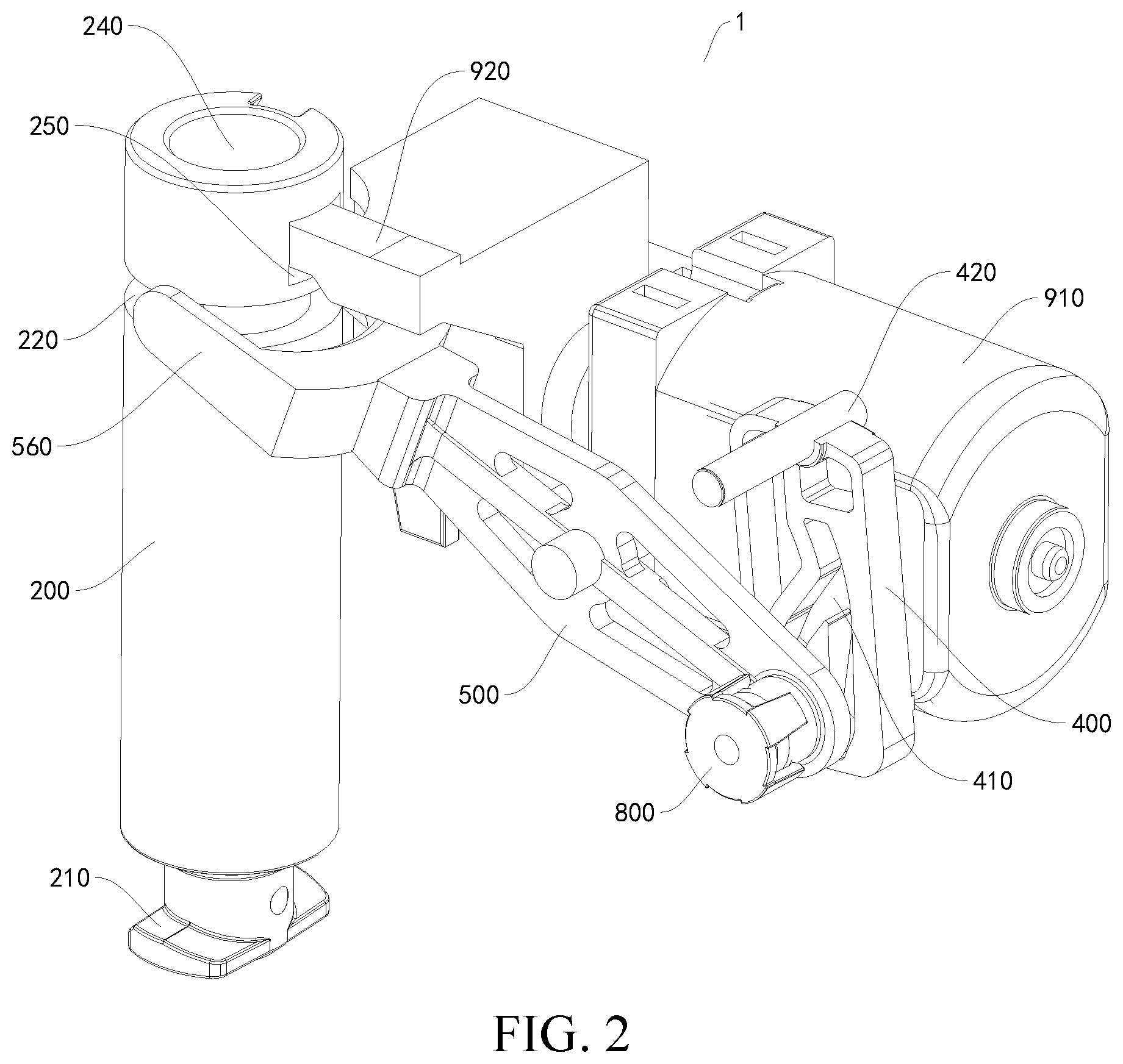Patent US12304300 Figure 2 – Cap opening and closing device and vehicle having the same