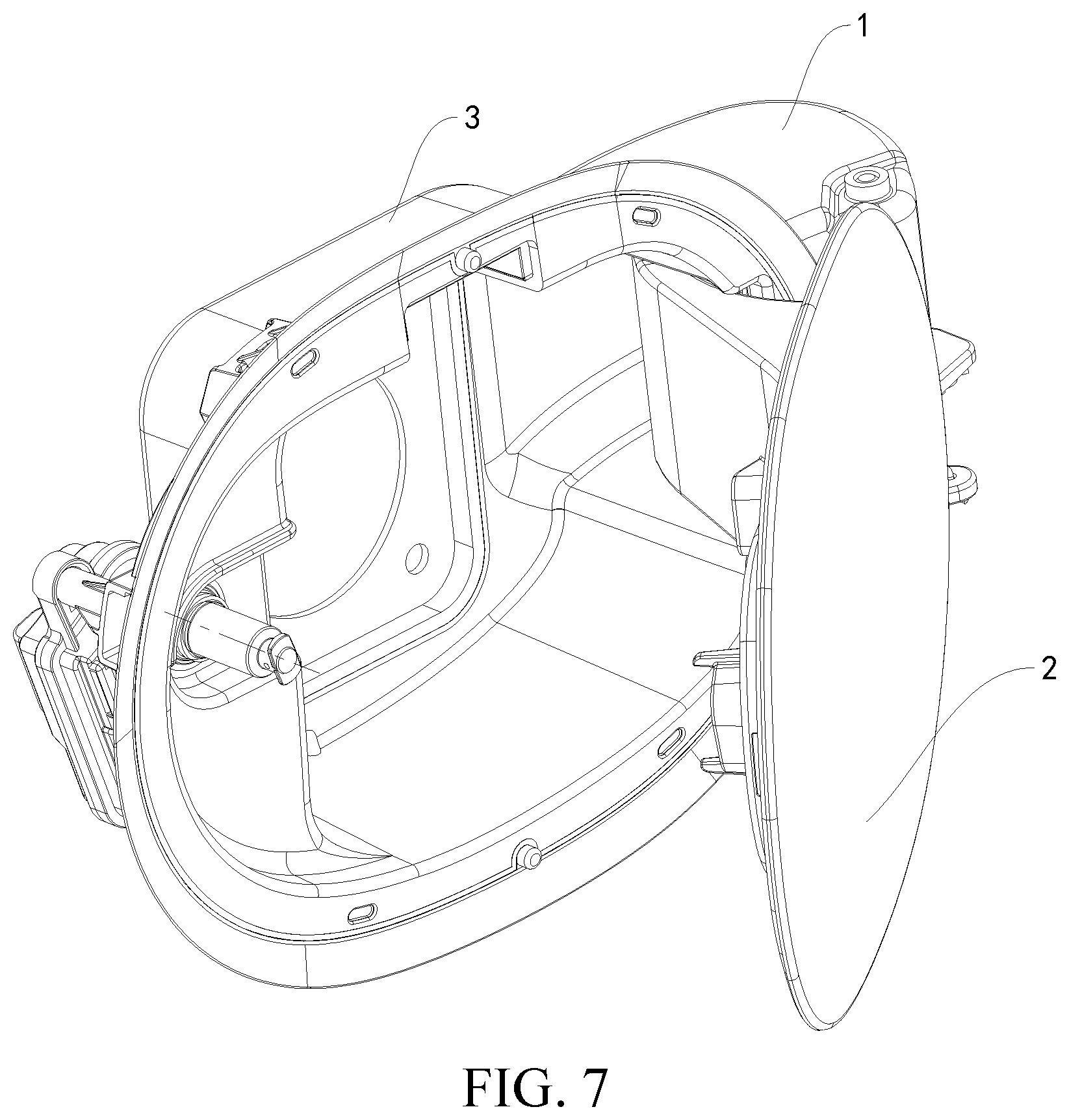 Patent US12304300 Figure 7 – Cap opening and closing device and vehicle having the same
