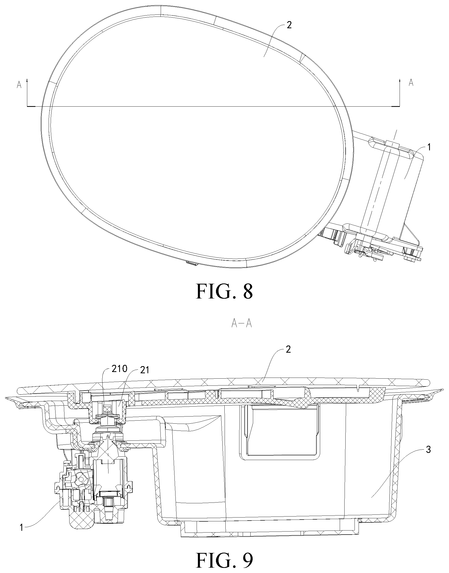Patent US12304300 Figure 8 – Cap opening and closing device and vehicle having the same