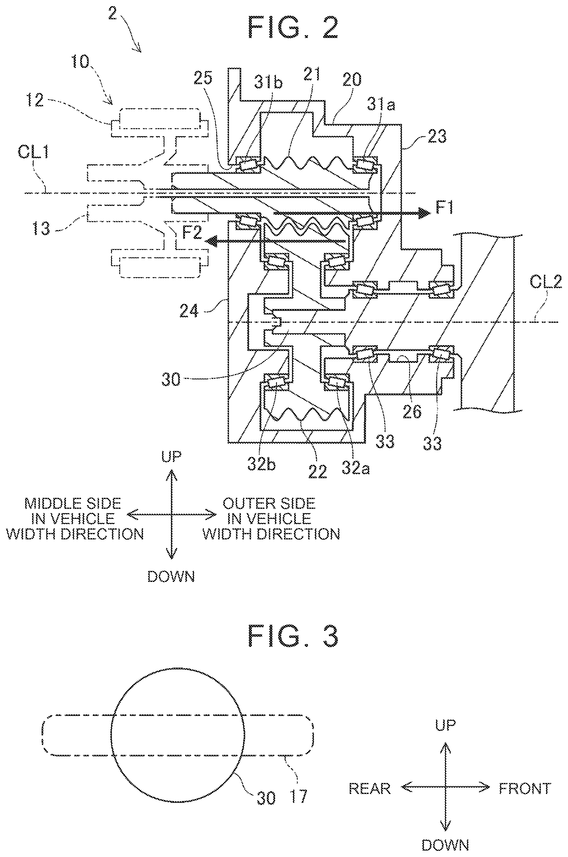 Patent US12304301 Figure 2 – In-wheel motor drive device mounted on motor vehicle