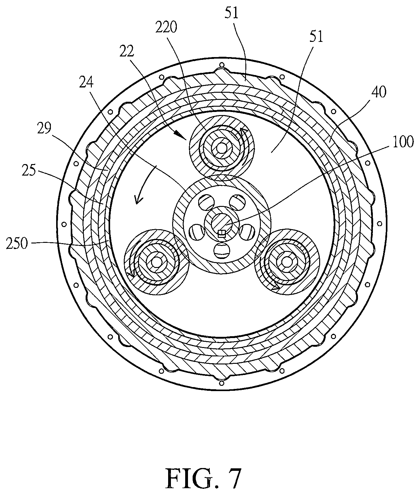 Patent US12304302 Figure 7 – Two-stage speed-change output device and electric vehicle using same