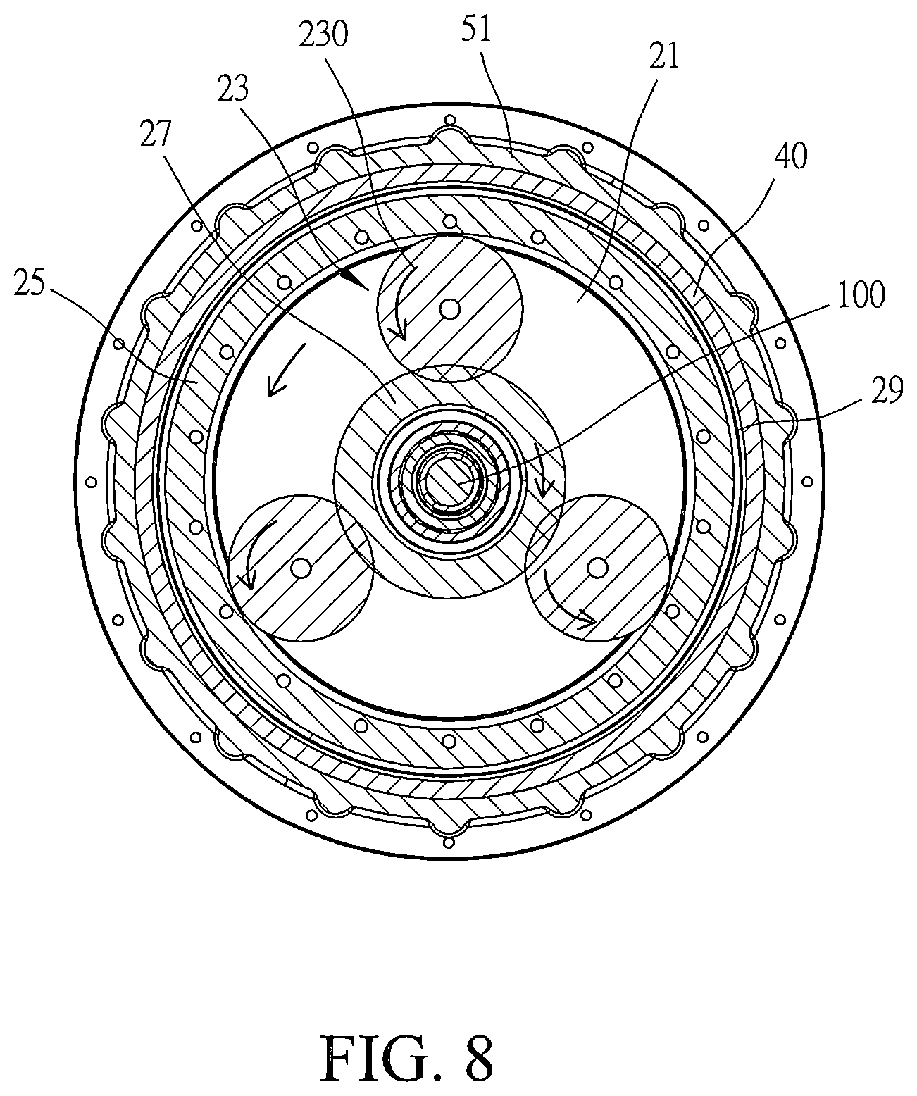 Patent US12304302 Figure 8 – Two-stage speed-change output device and electric vehicle using same