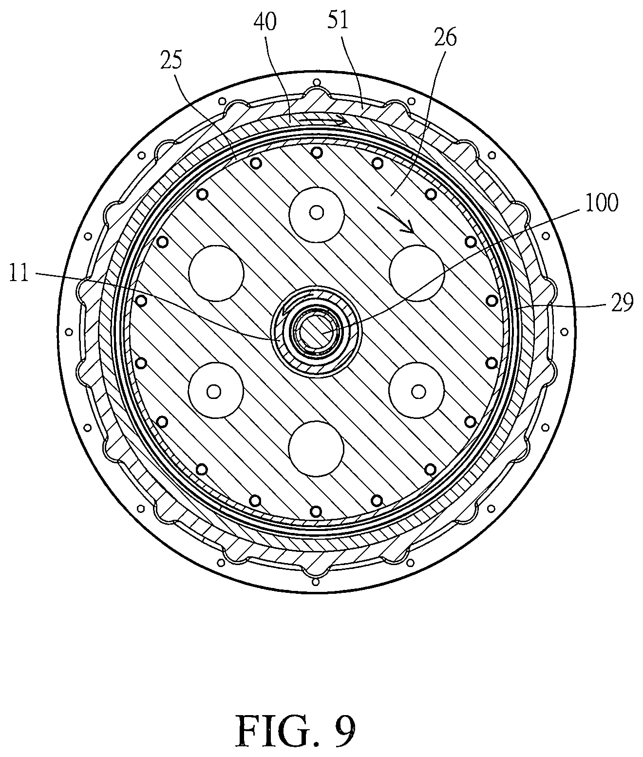 Patent US12304302 Figure 9 – Two-stage speed-change output device and electric vehicle using same