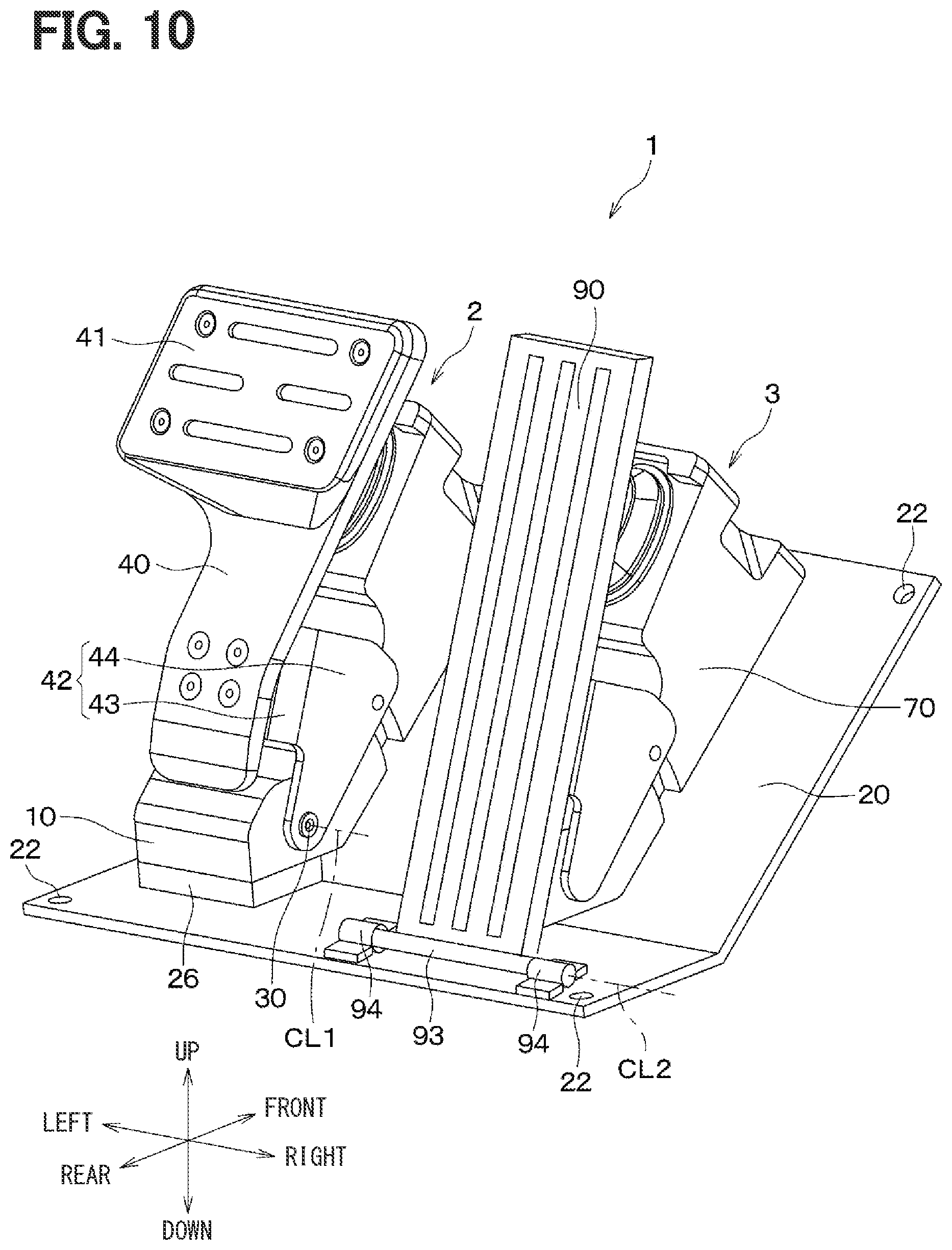 Patent US12304304 Figure 10 – Vehicle pedal module