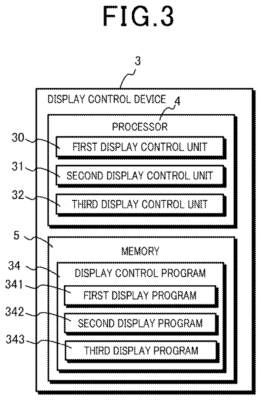 Patent US12304306 Figure 3 – Display control device, display control method, and recording medium having display control program recorded thereon