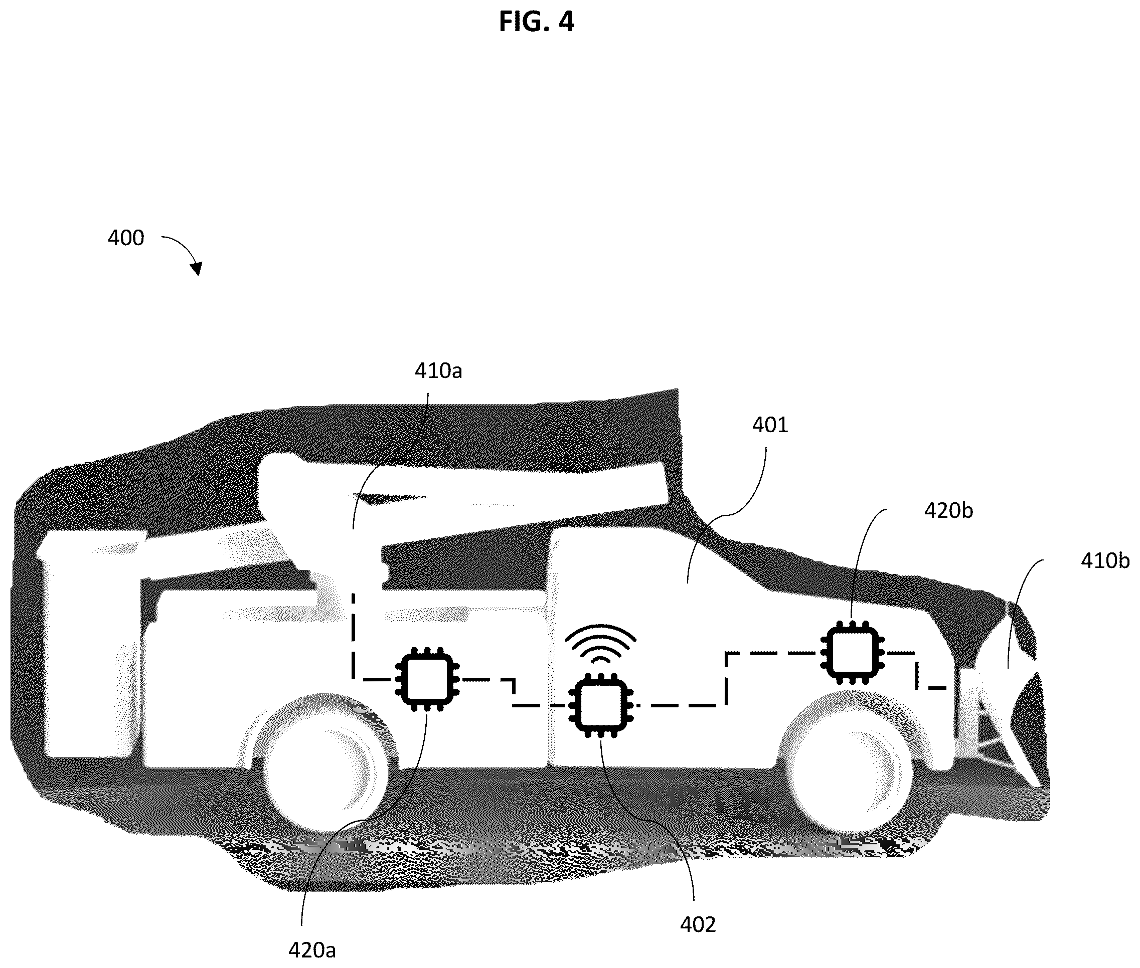 Patent US12304308 Figure 4 – Methods and systems for operating a peripheral device of a vehicle
