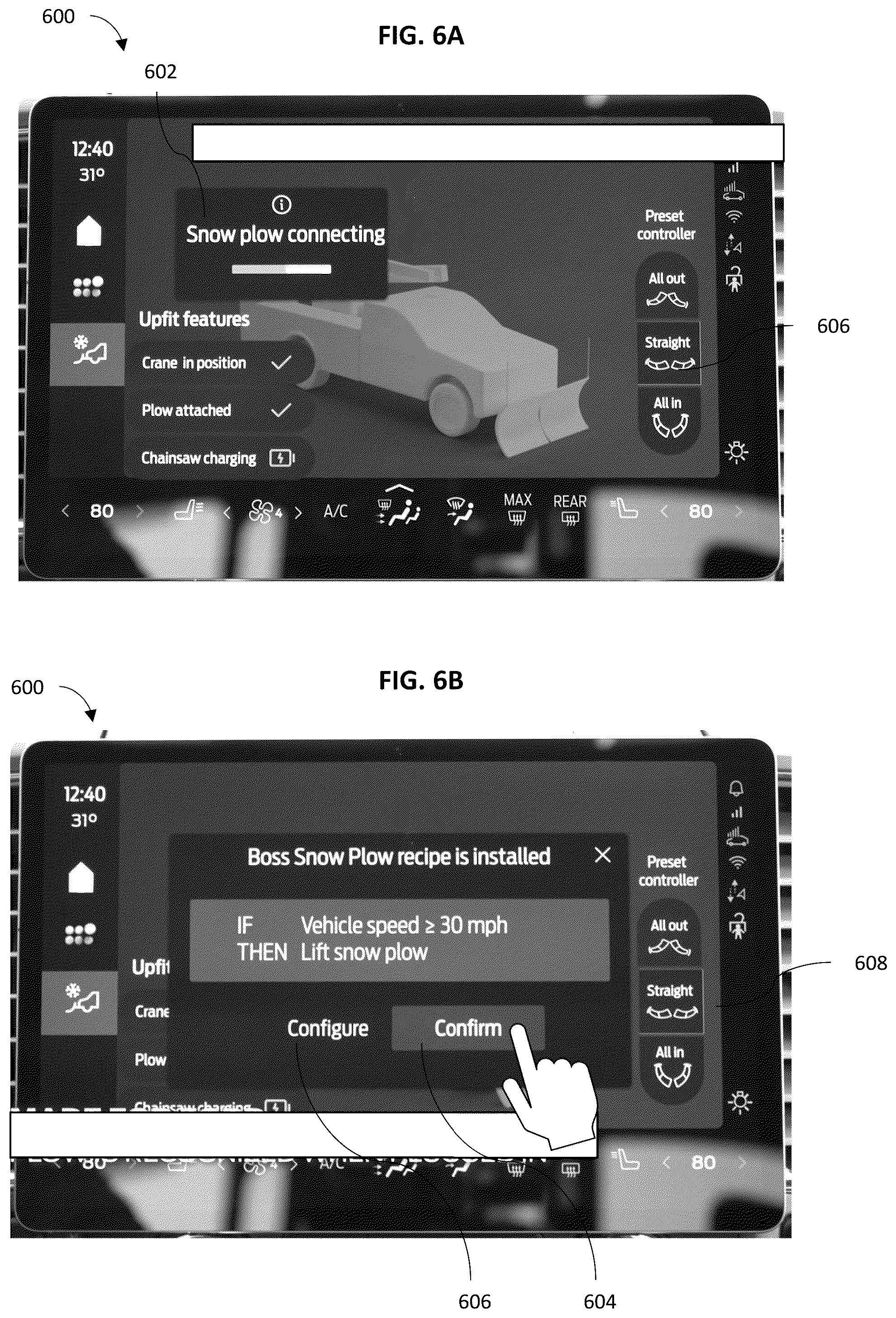 Patent US12304308 Figure 6 – Methods and systems for operating a peripheral device of a vehicle