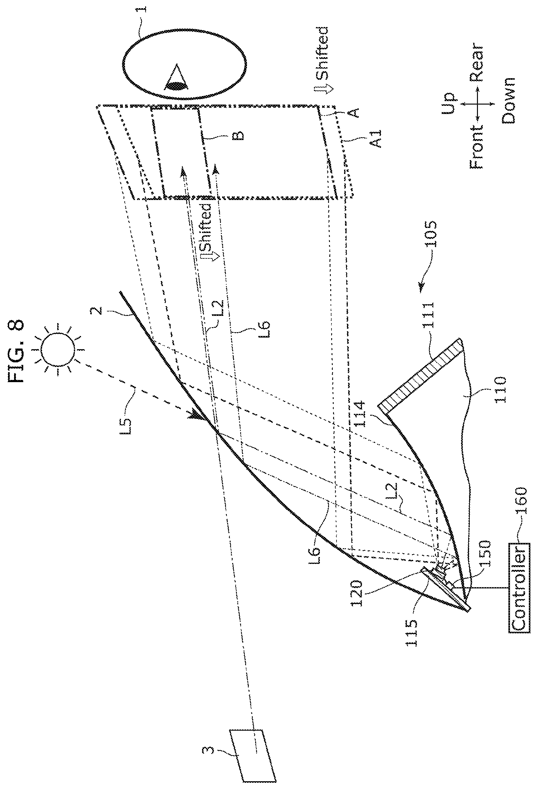 Patent US12304309 Figure 10 – Imaging and display system