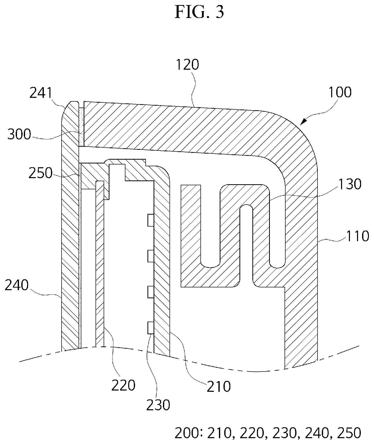 Patent US12304311 Figure 3 – Display assembly for vehicle