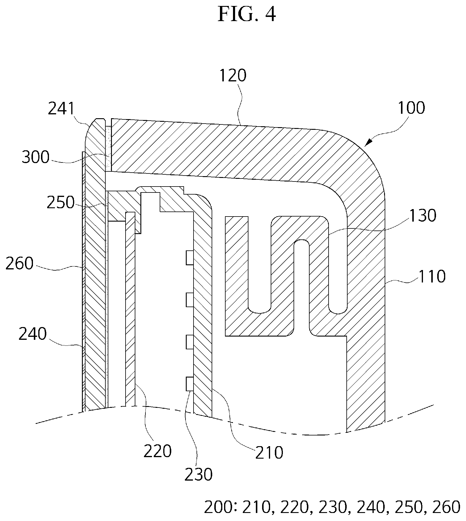 Patent US12304311 Figure 4 – Display assembly for vehicle