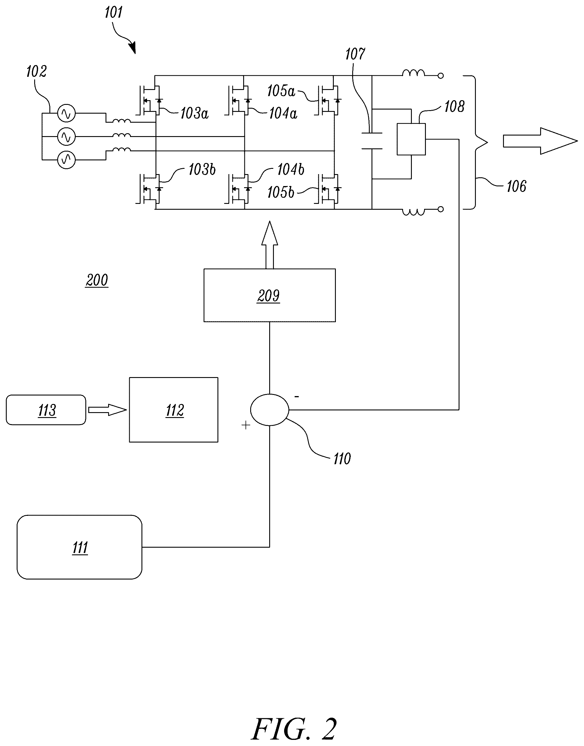 Patent US12304315 Figure 2 – Electrical converter