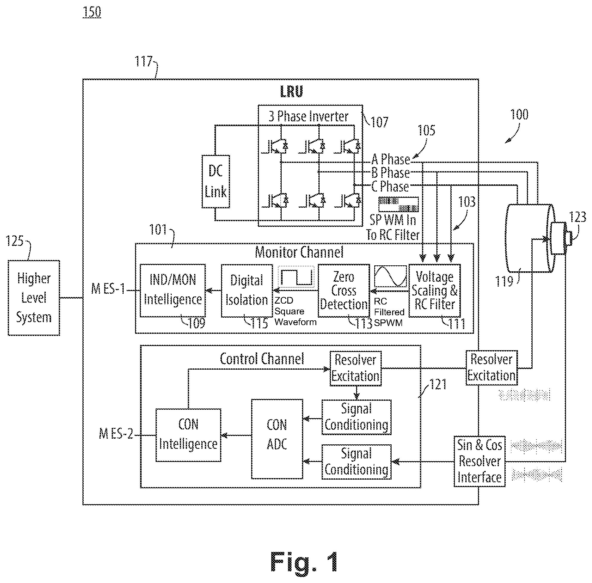 Patent US12304318 Figure 1 – Motor speed measurement systems