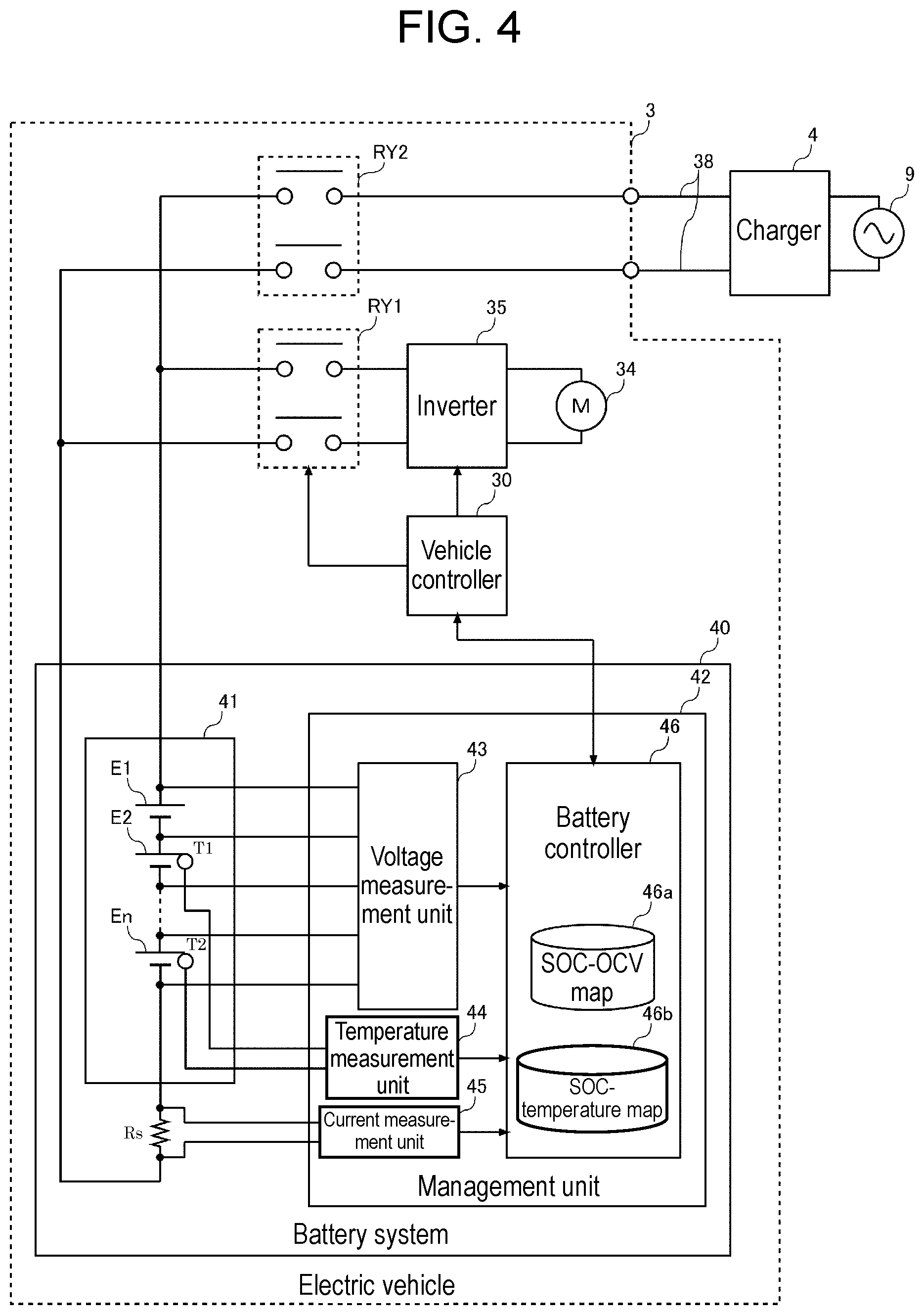 Patent US12304322 Figure 4 – Information processing system, control device, and vehicle power supply system