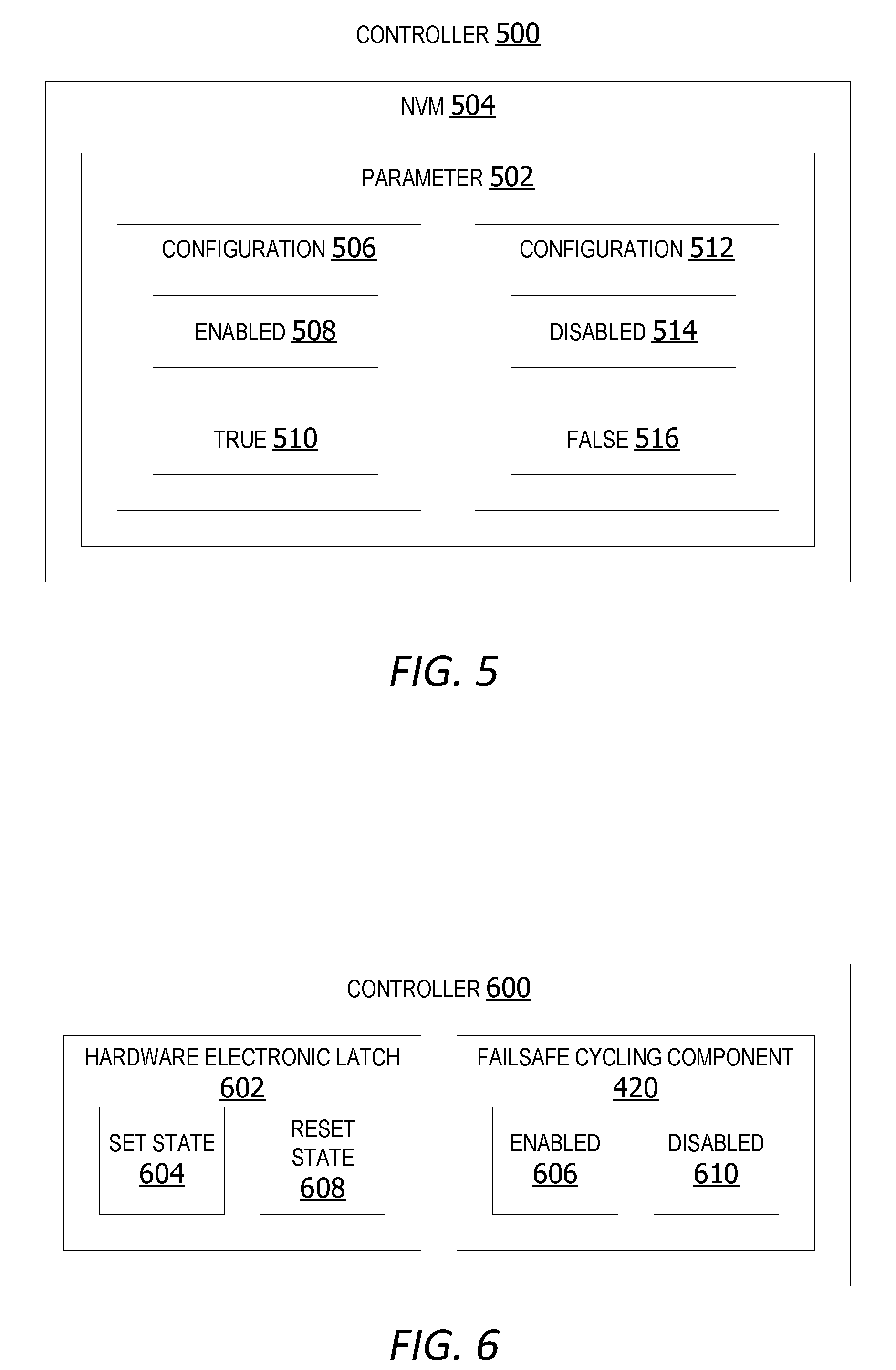 Patent US12304325 Figure 5 – Power system controller failsafe cycling protection