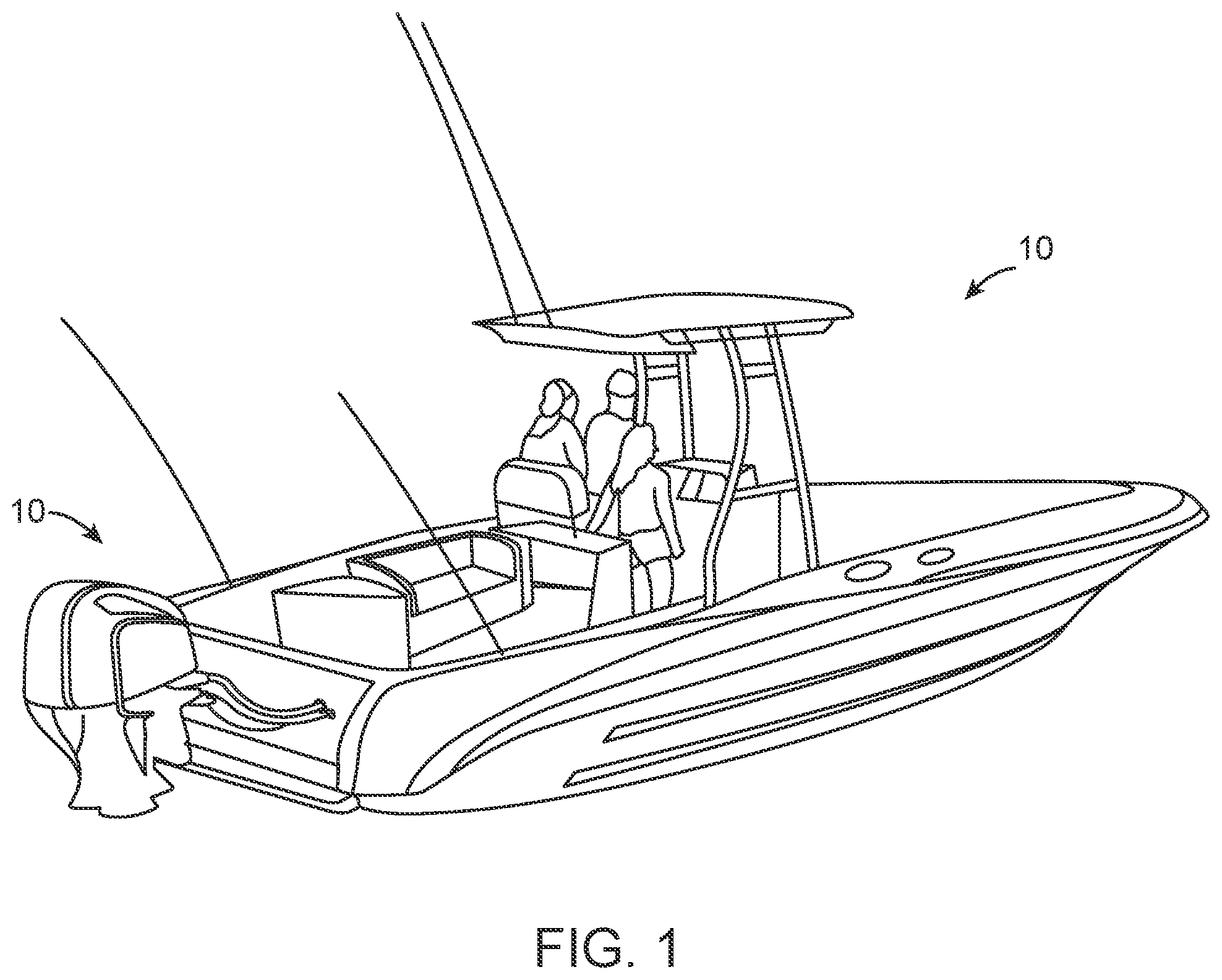 Patent US12304330 Figure 1 – Electric outboard motor
