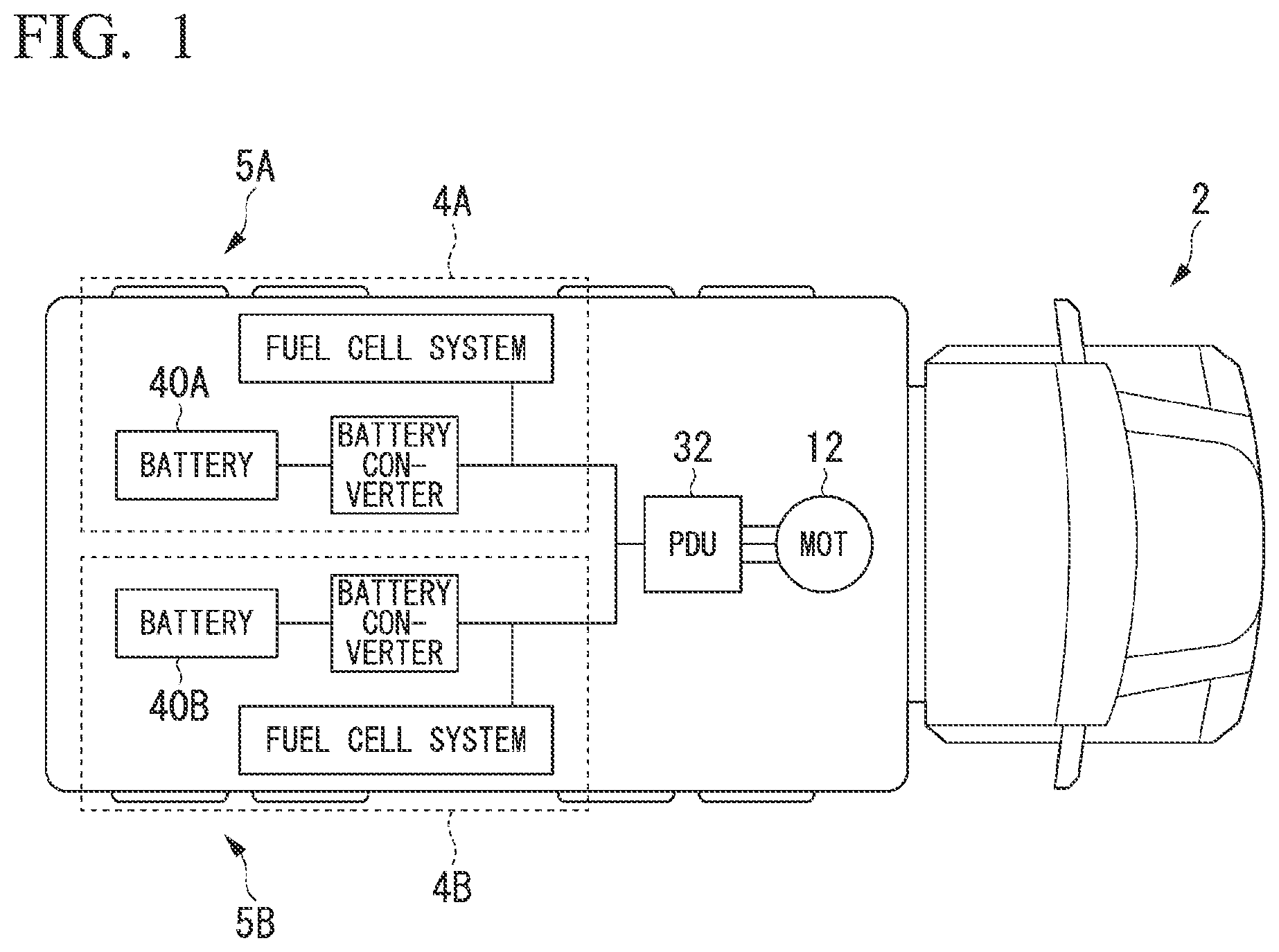 Patent US12304331 Figure 1 – Power supply control system and power supply control method