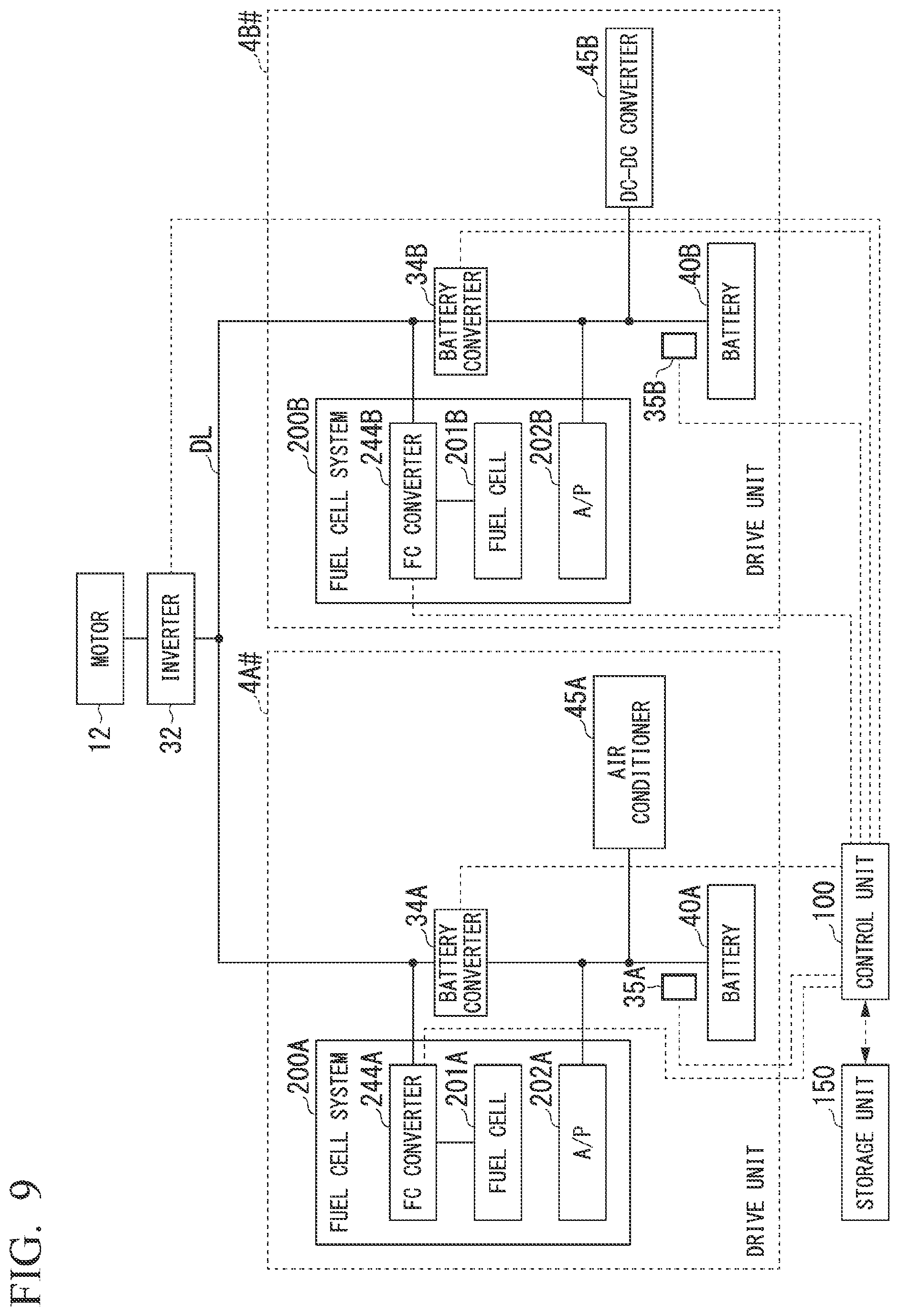 Patent US12304331 Figure 9 – Power supply control system and power supply control method