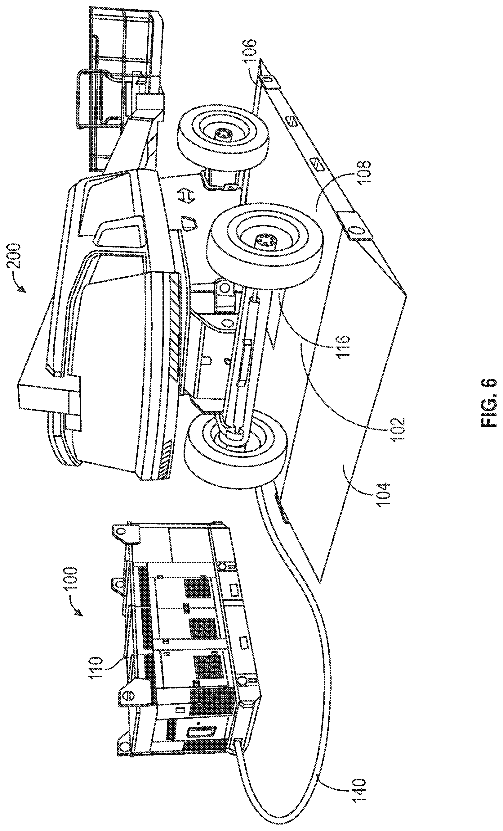 Patent US12304333 Figure 6 – Wireless charging system