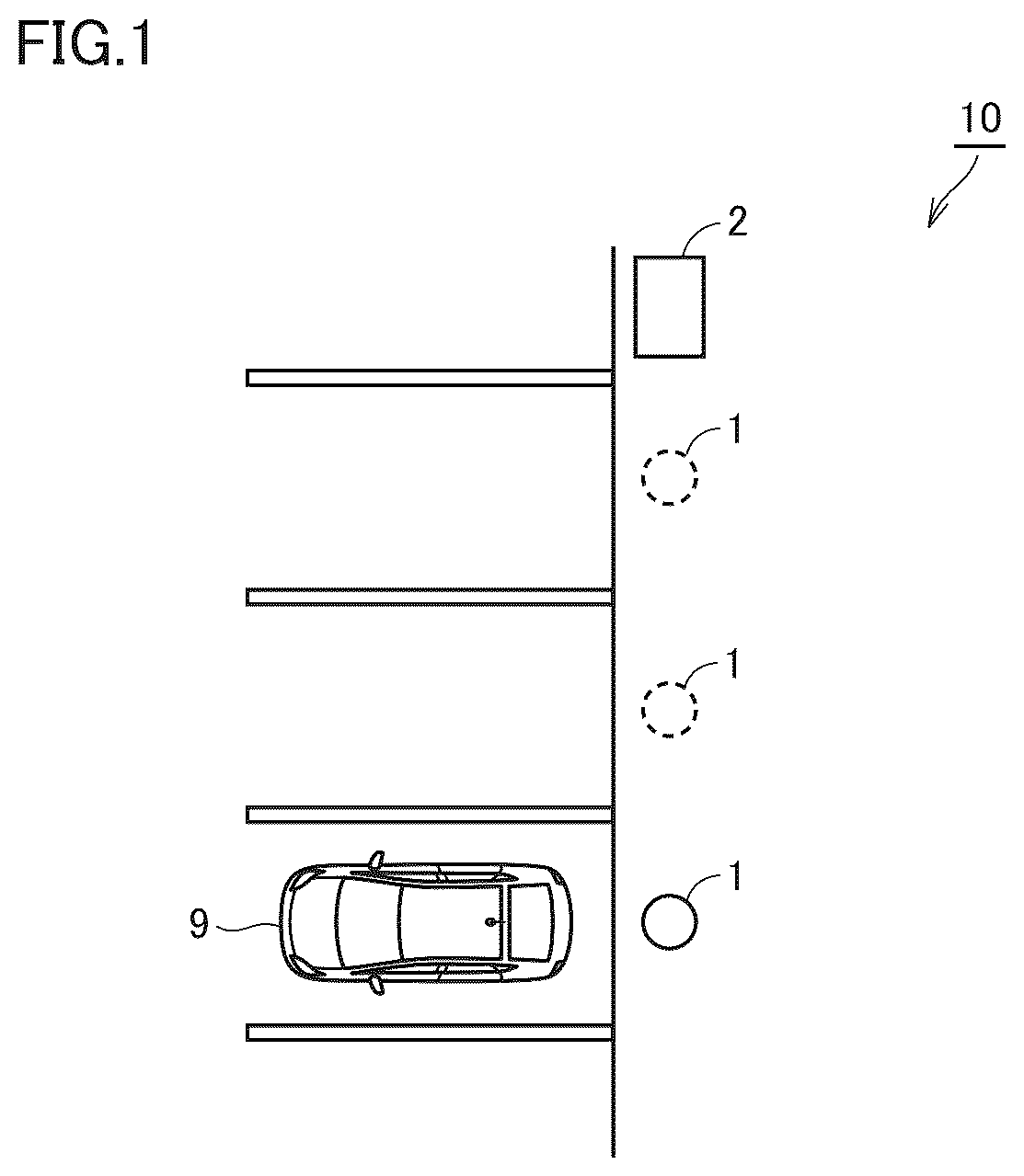 Patent US12304338 Figure 1 – Vehicle charging system and method of controlling vehicle charging system