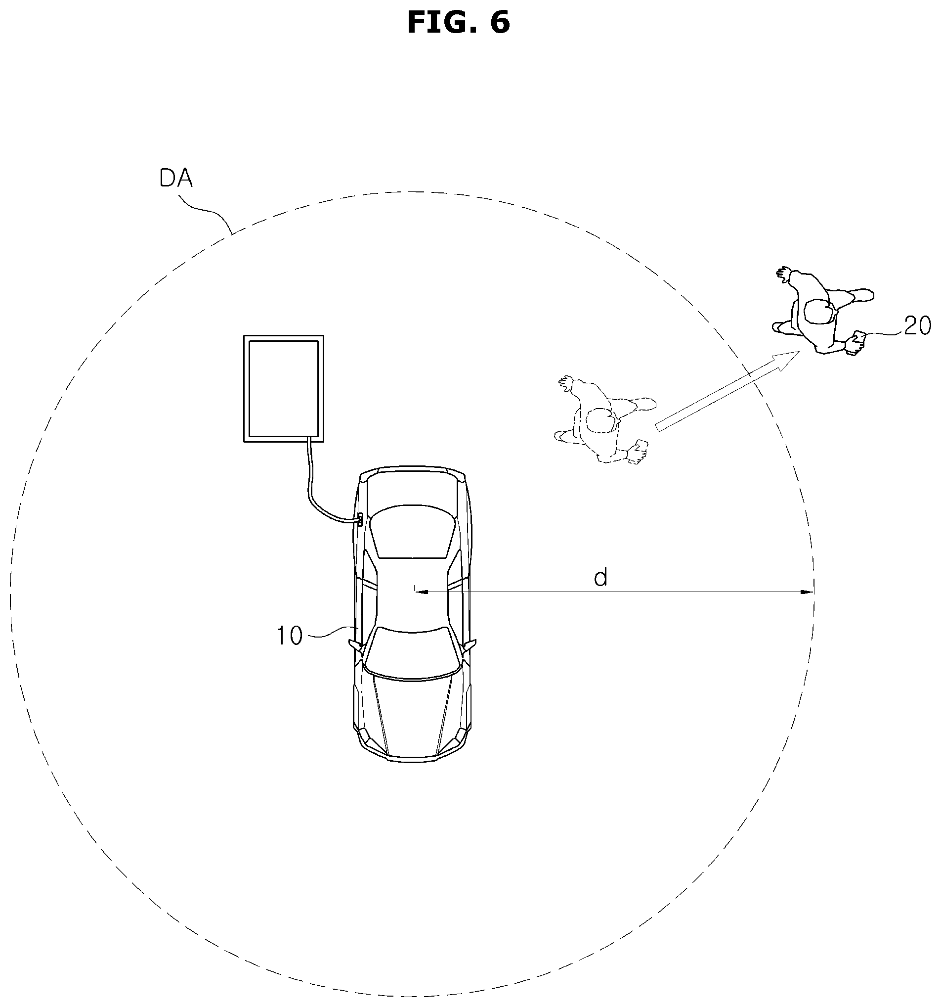 Patent US12304341 Figure 6 – Vehicle with charging progress notification and method of controlling the same