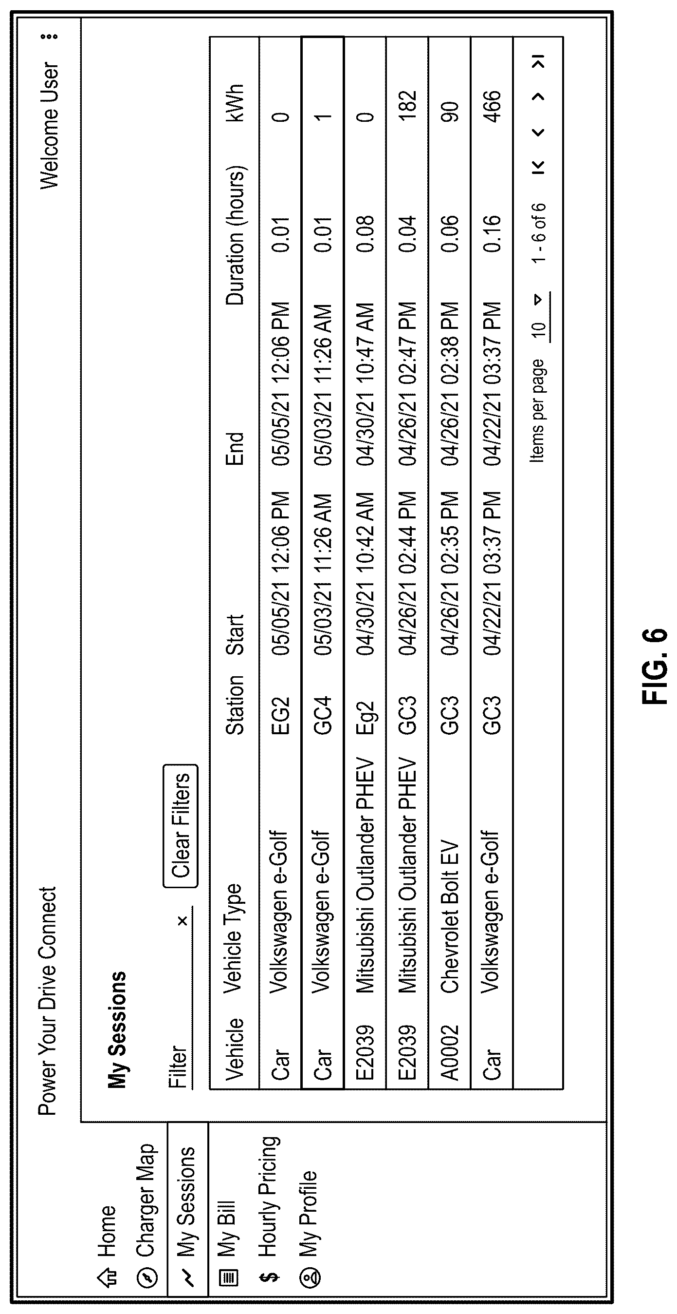 Patent US12304342 Figure 6 – Managing electric vehicle charging through a smart meter
