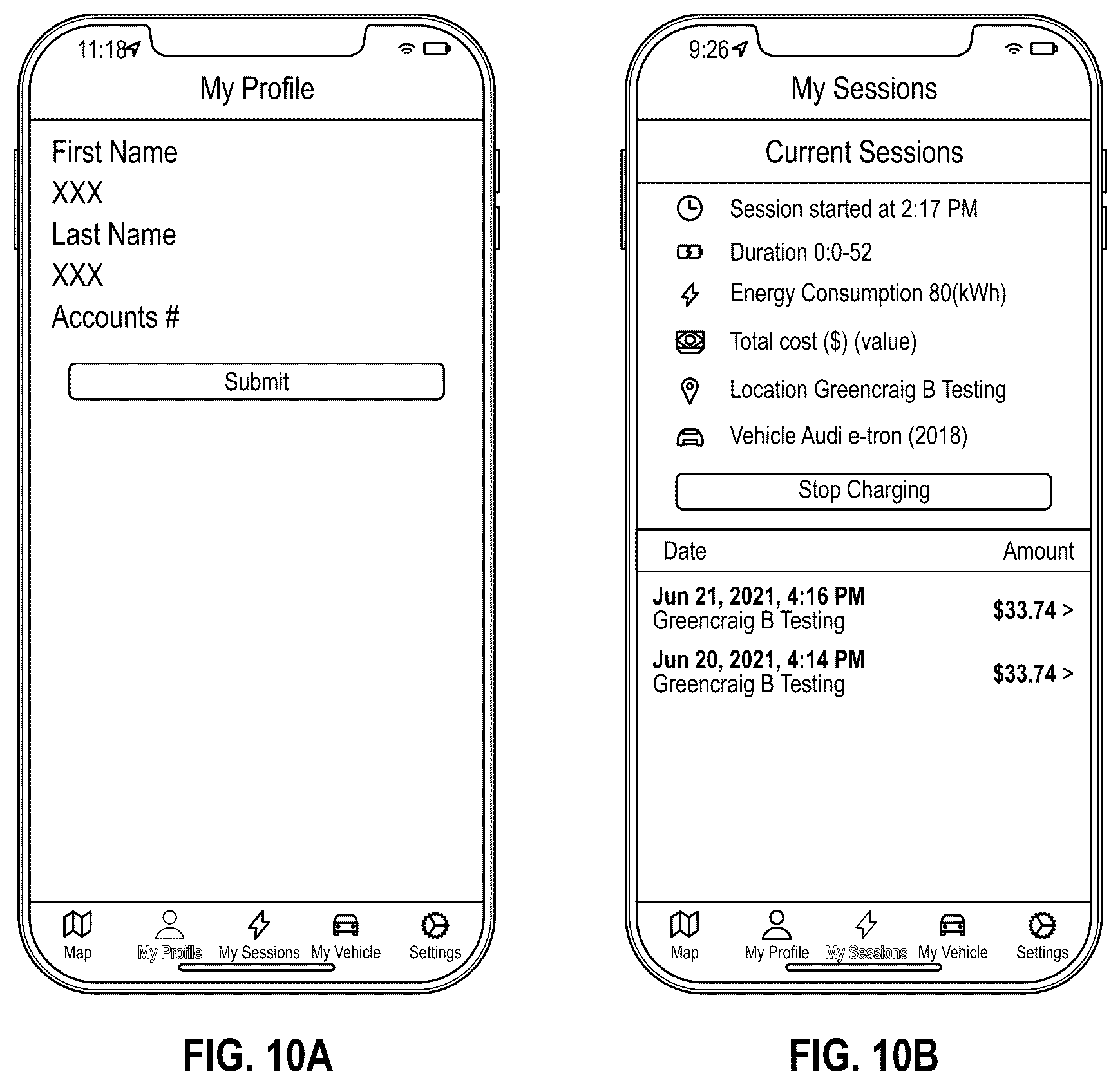 Patent US12304342 Figure 11 – Managing electric vehicle charging through a smart meter