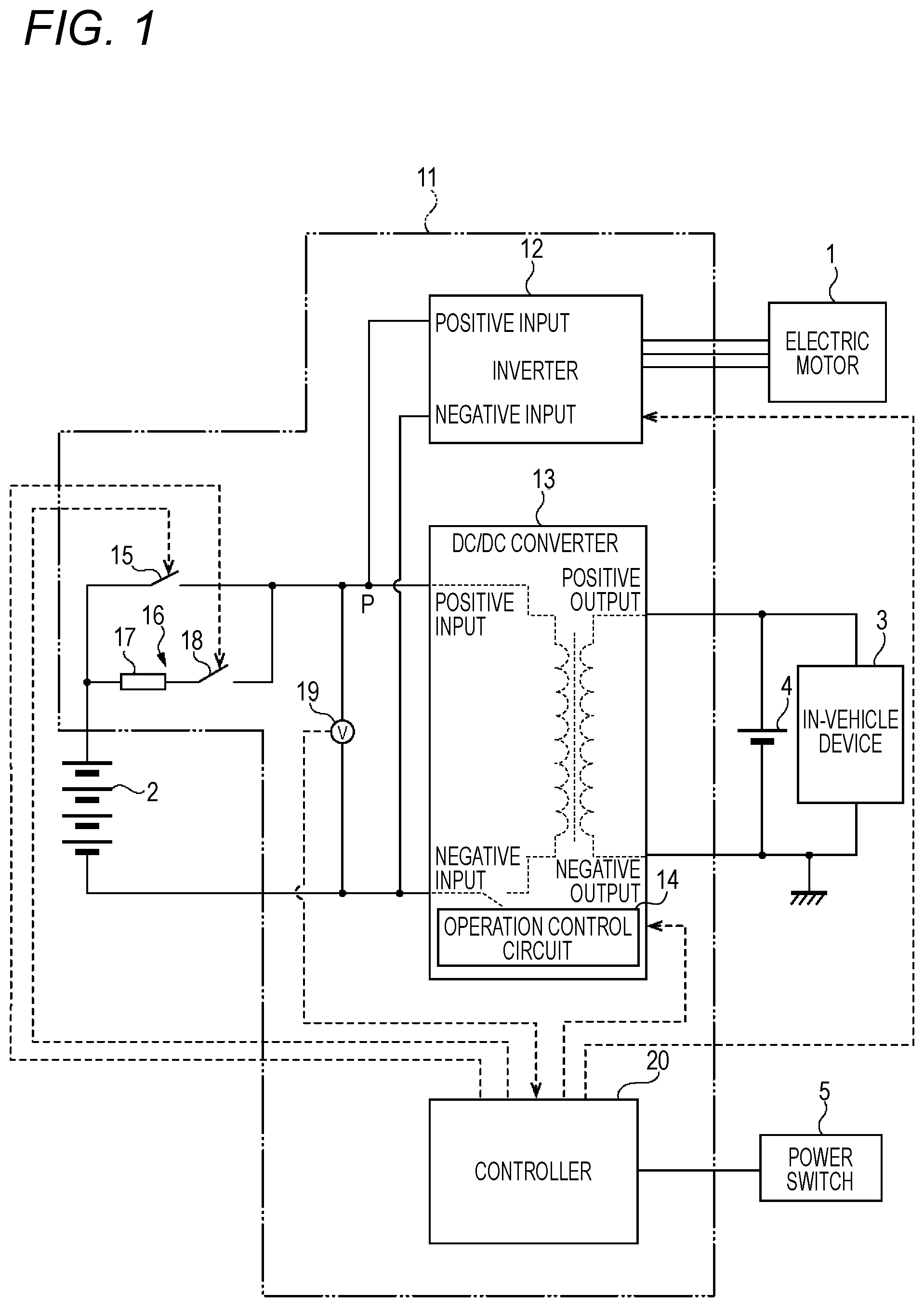Patent US12304344 Figure 1 – Vehicle control device