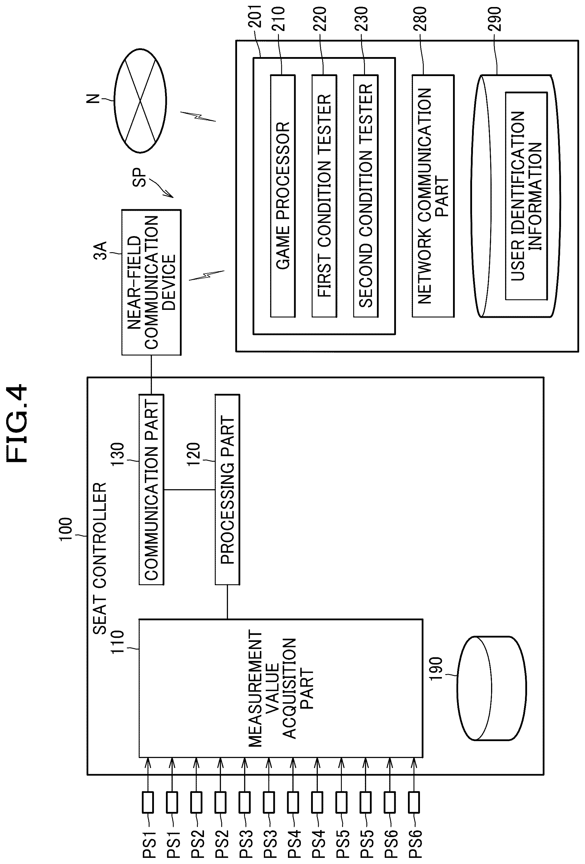 Patent US12304358 Figure 4 – In-seat experience system