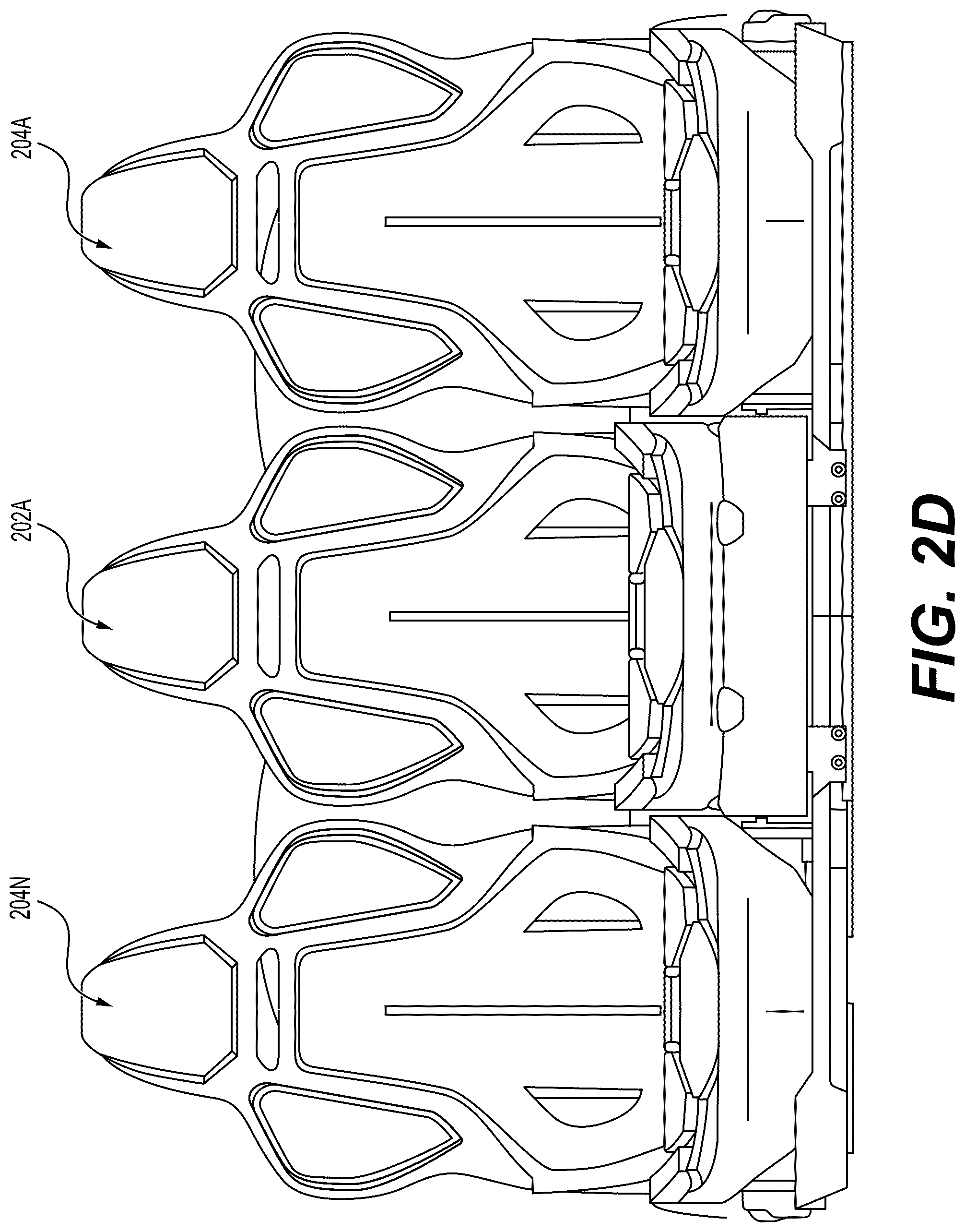 Patent US12304360 Figure 11 – Devices, systems, and methods for automotive seats and automotive seat arrangements