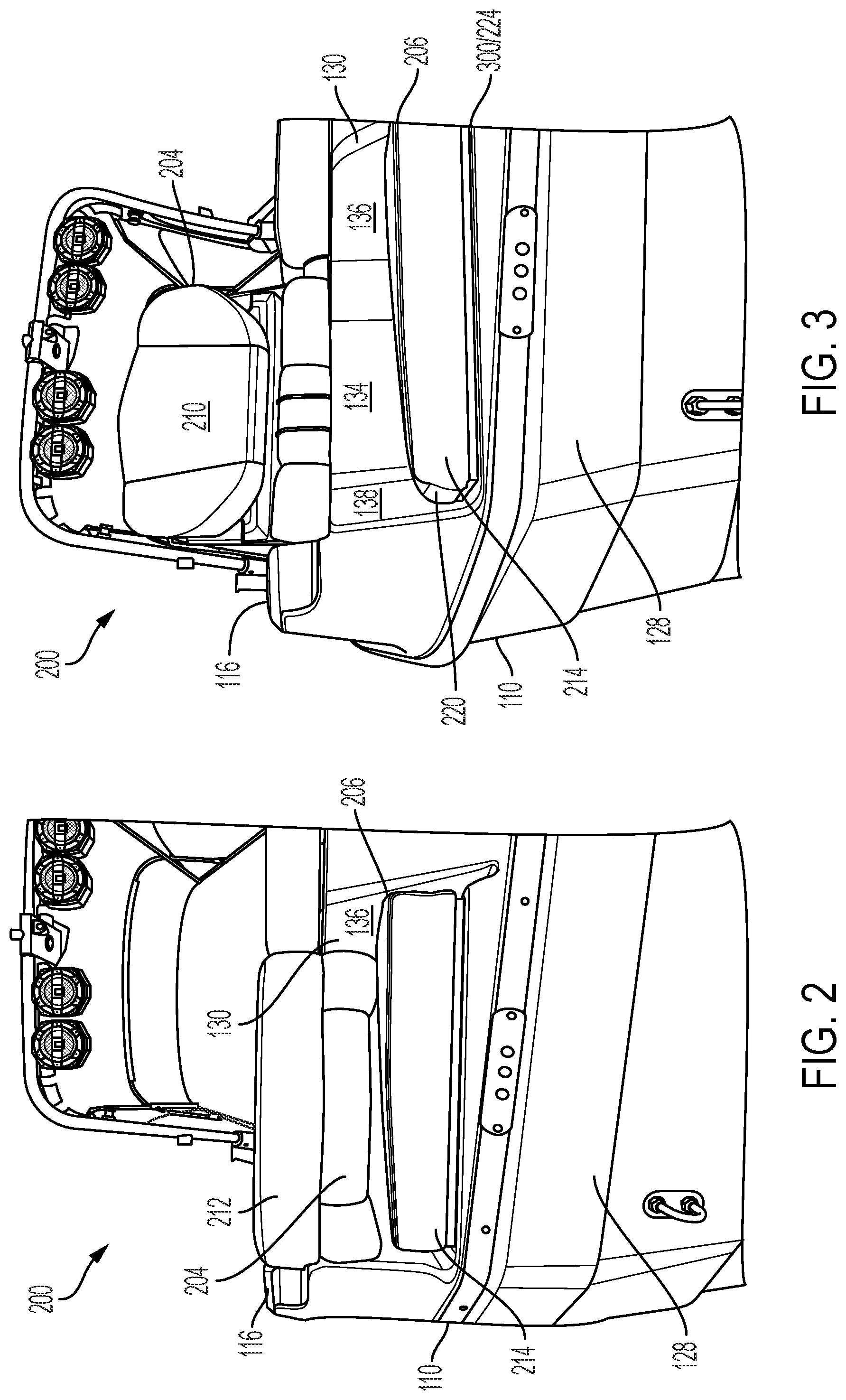 Patent US12304361 Figure 2 – Sliding seat bottom for a boat