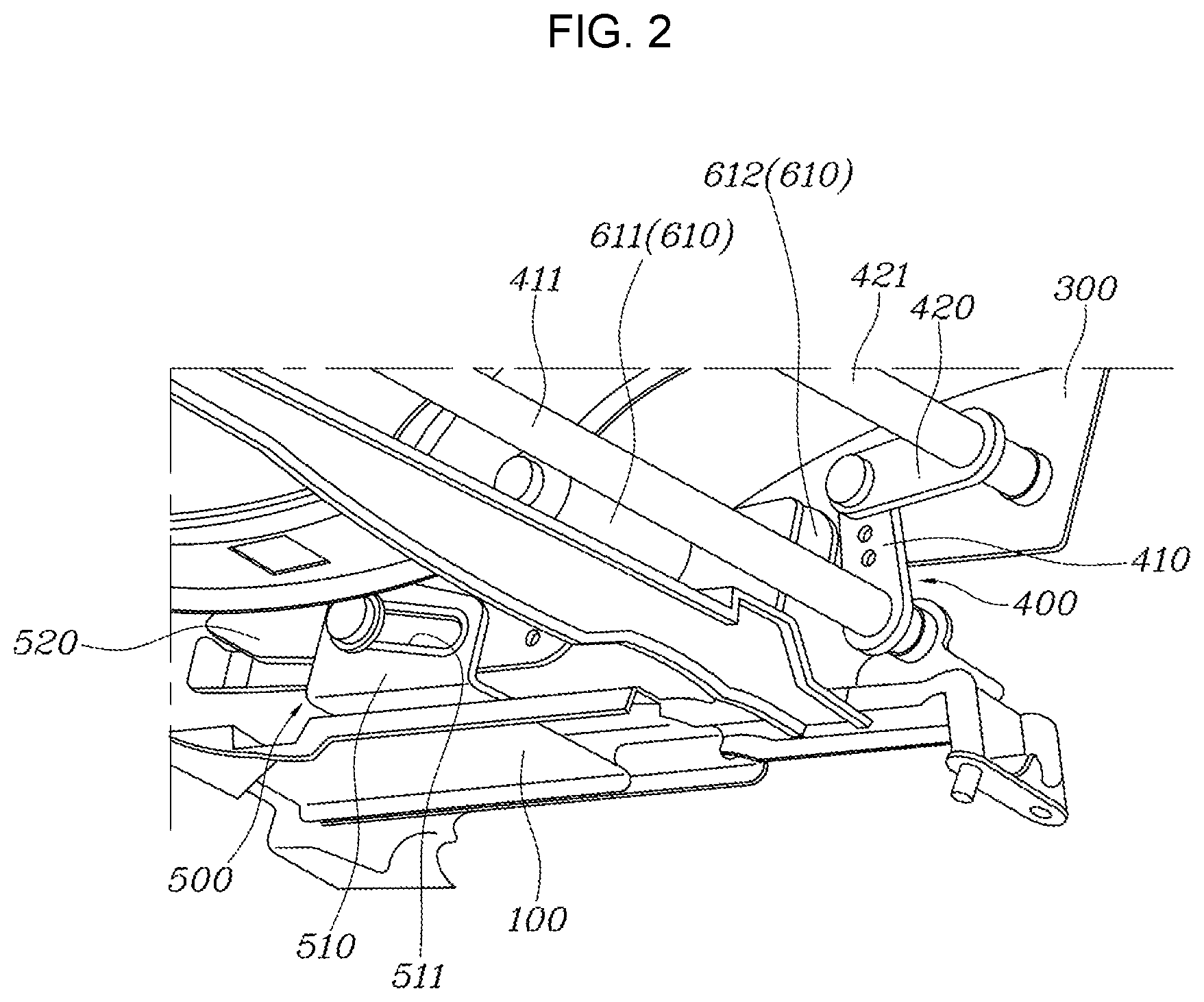Patent US12304364 Figure 2 – Seat adjustment apparatus for mobility