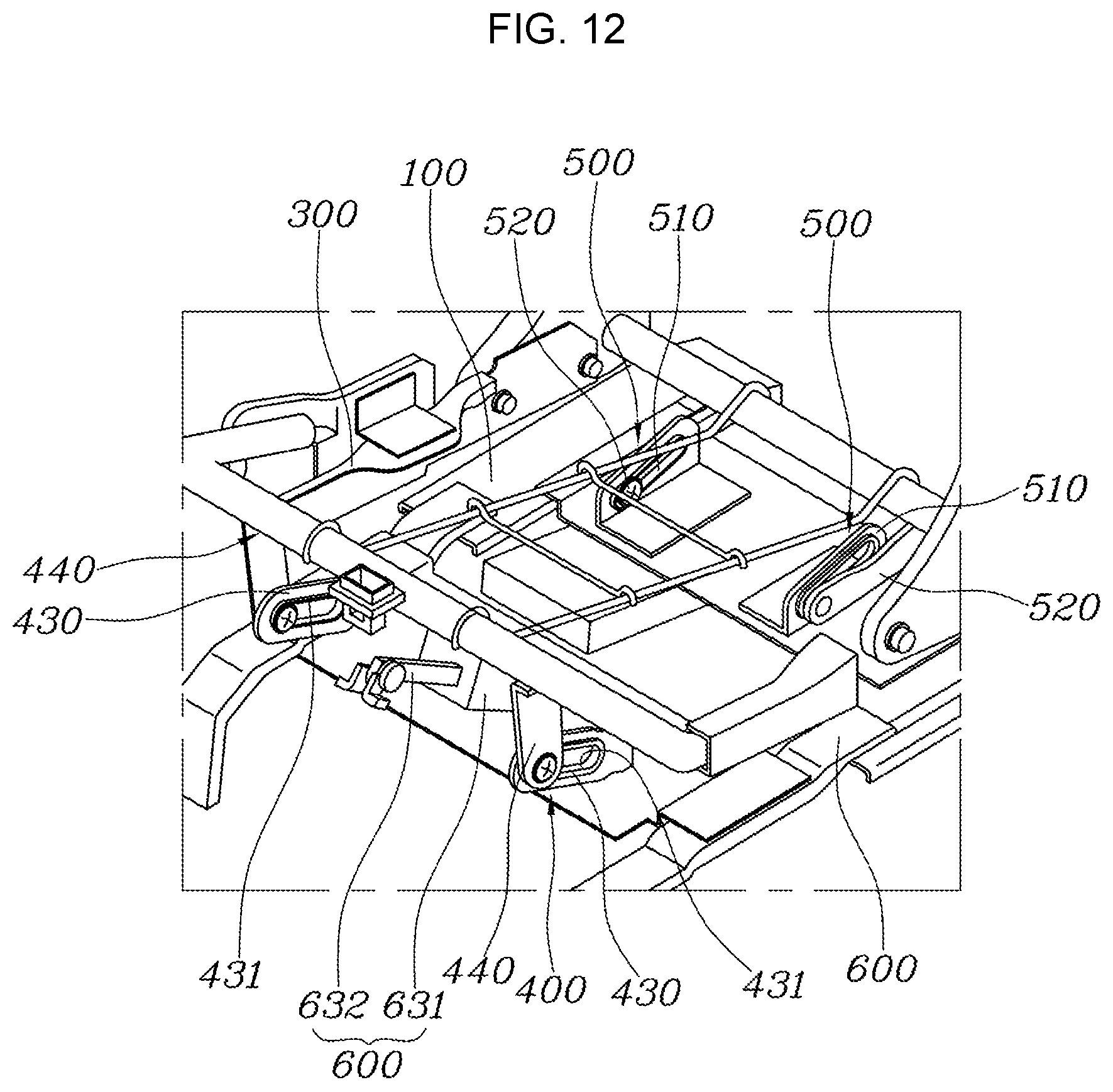 Patent US12304364 Figure 12 – Seat adjustment apparatus for mobility