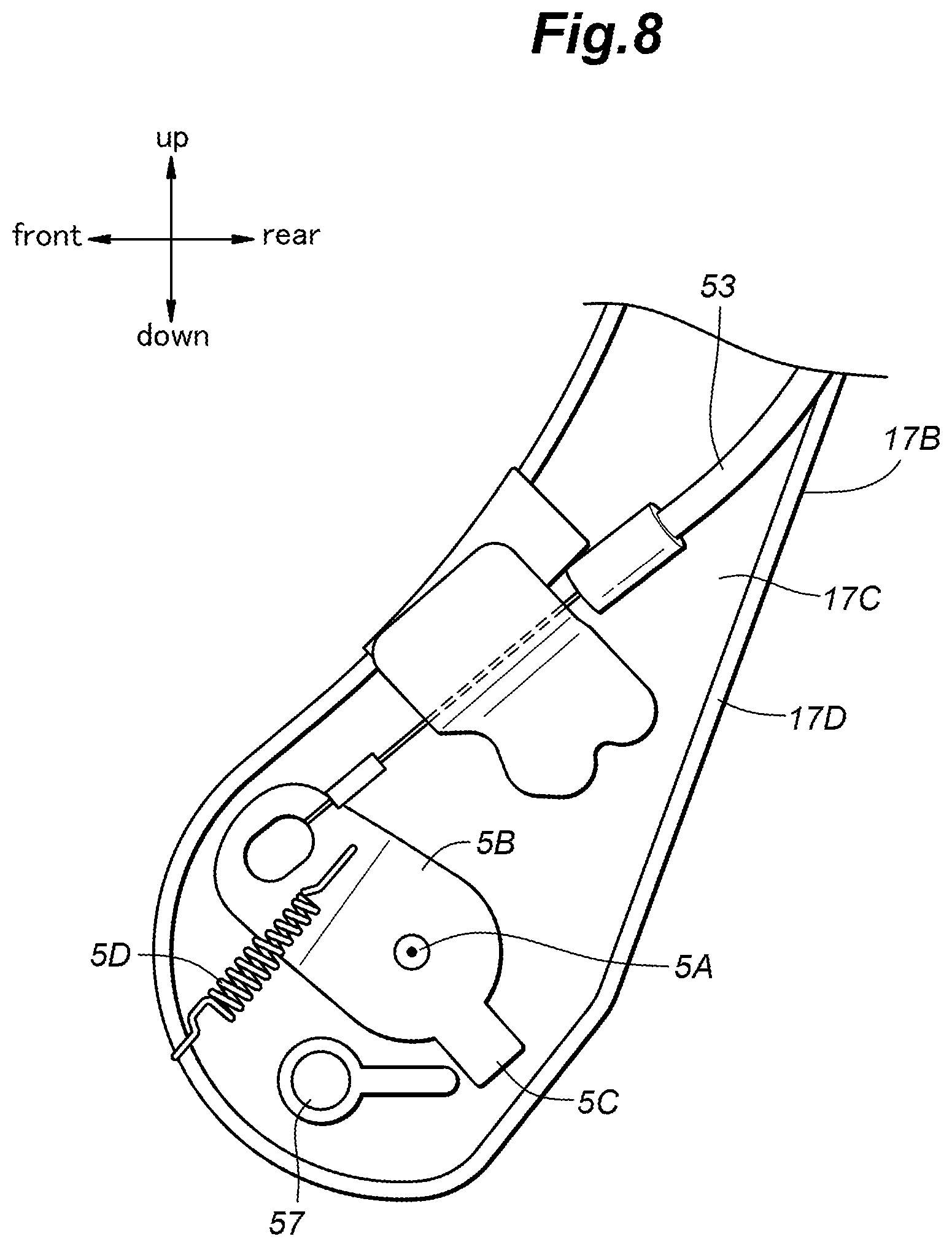 Patent US12304366 Figure 8 – Vehicle seat and vehicle seat manufacturing method