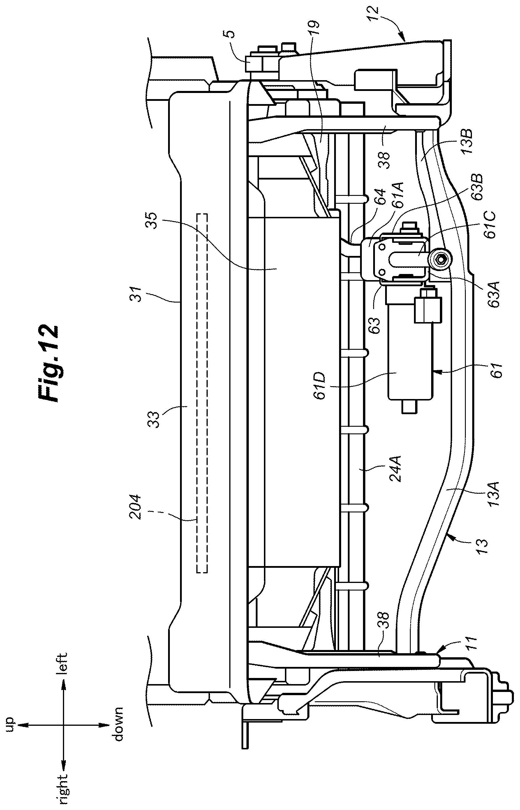 Patent US12304366 Figure 12 – Vehicle seat and vehicle seat manufacturing method