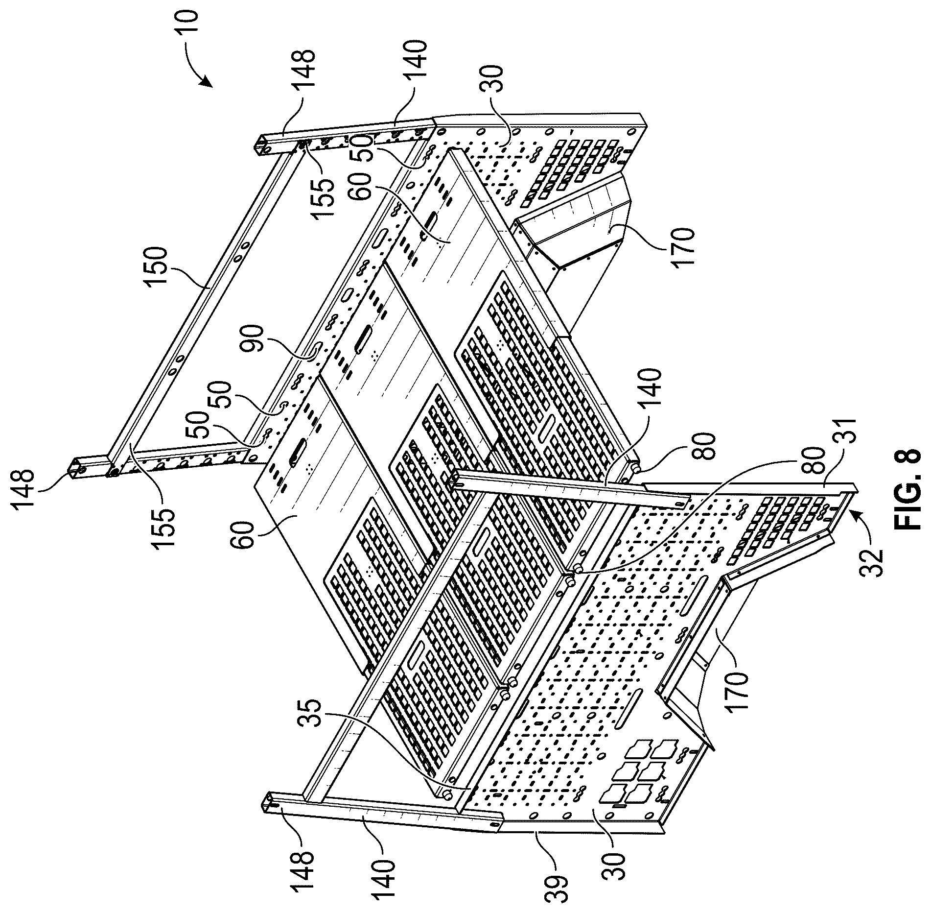 Patent US12304367 Figure 8 – Modular van system