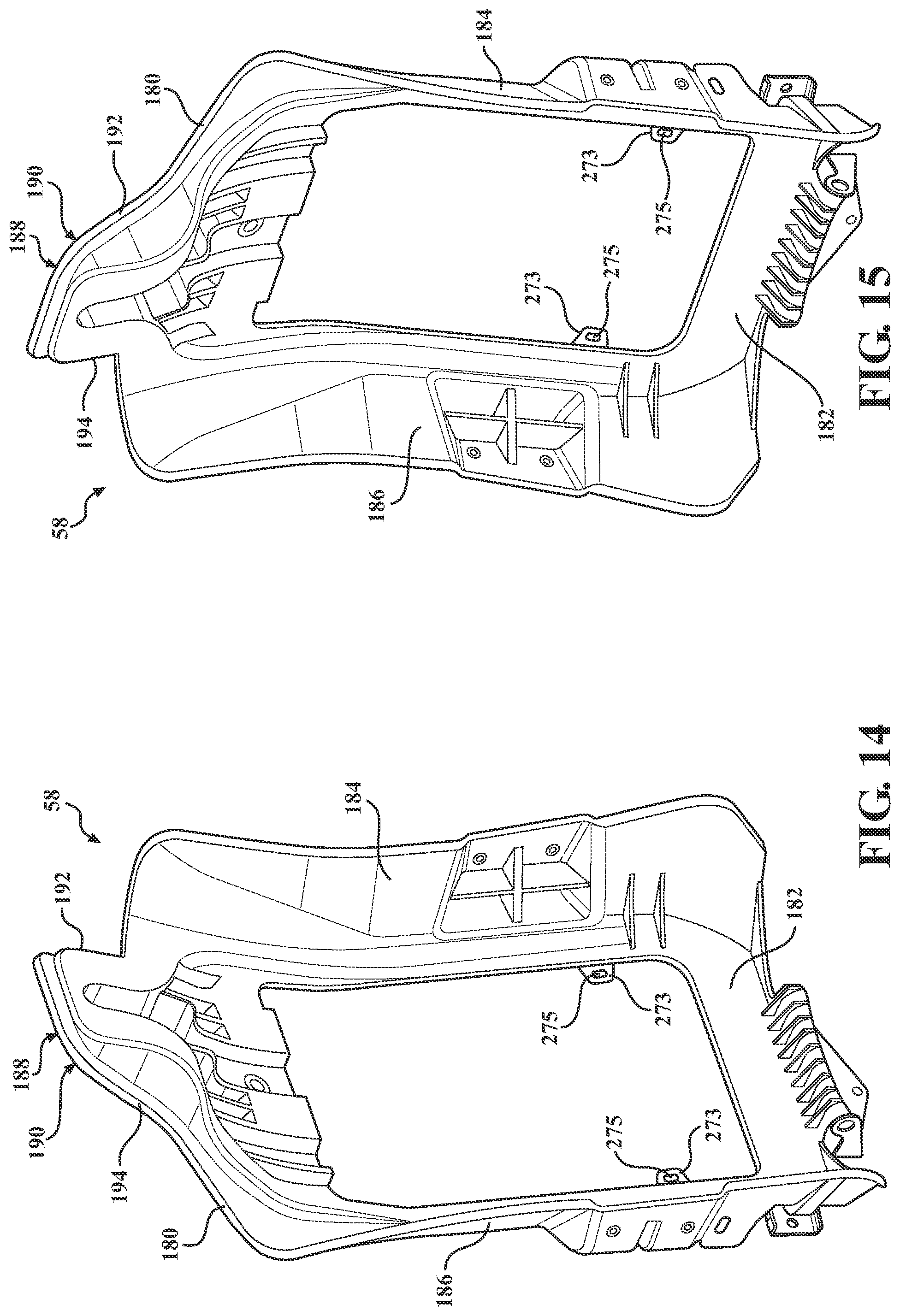 Patent US12304369 Figure 12 – Kinetic seat assemblies having dampers for fixed components and movable components including lateral damping mechanisms and fluid reservoirs