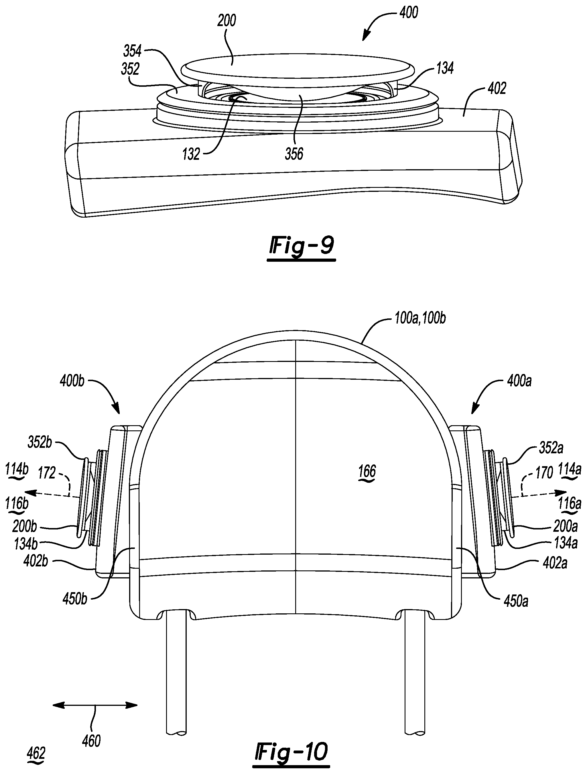 Patent US12304373 Figure 5 – Side-firing headrest loudspeaker with omnidirectional lens