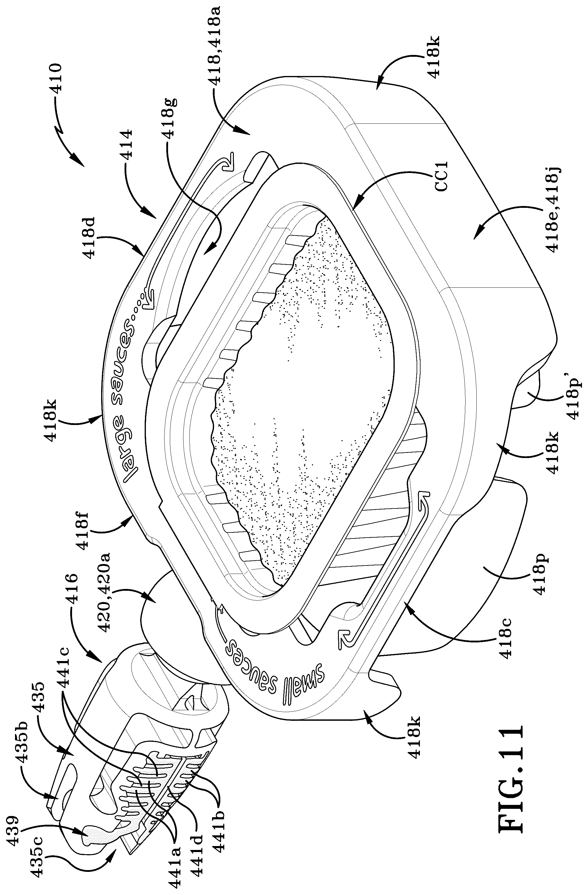 Patent US12304376 Figure 10 – Rotatable condiment holder