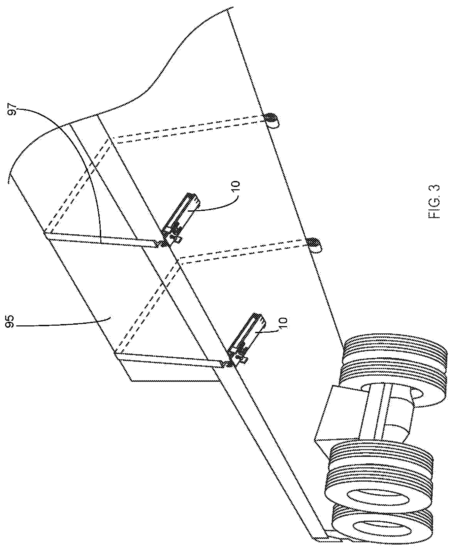 Patent US12304378 Figure 2 – Securing apparatus for flatbed trailer