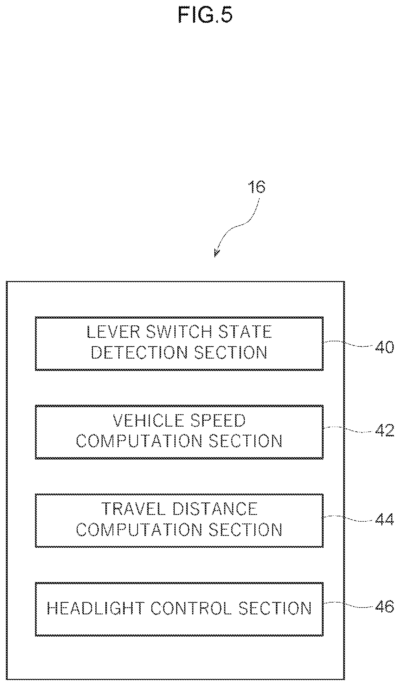 Patent US12304382 Figure 5 – Vehicle headlight control system
