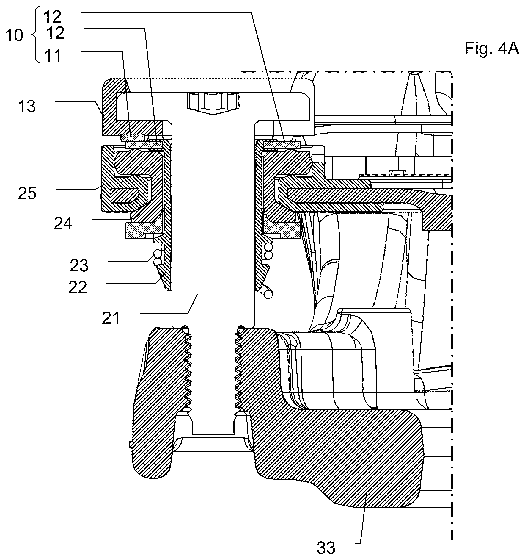 Patent US12304387 Figure 4 – Vehicle steering wheel mounted acoustic warning device having normally closed contacts
