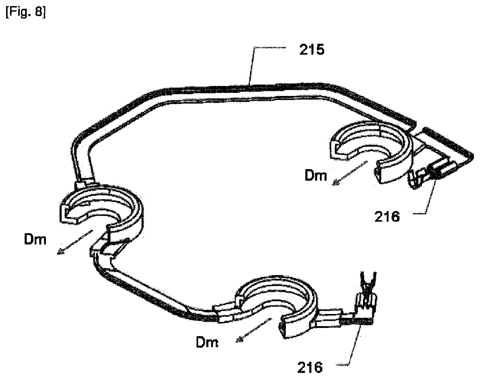 Patent US12304387 Figure 9 – Vehicle steering wheel mounted acoustic warning device having normally closed contacts