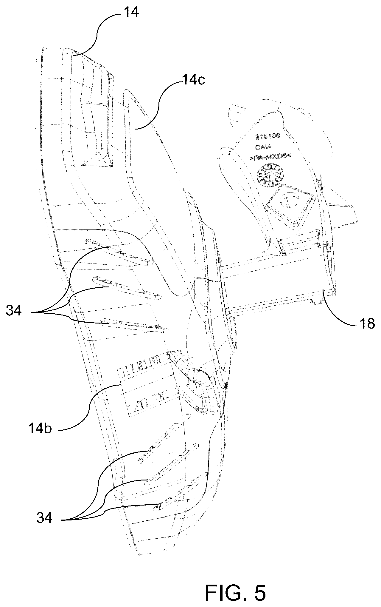Patent US12304391 Figure 5 – Vehicular driver monitoring system with driver monitoring camera and near IR light emitter at interior rearview mirror assembly