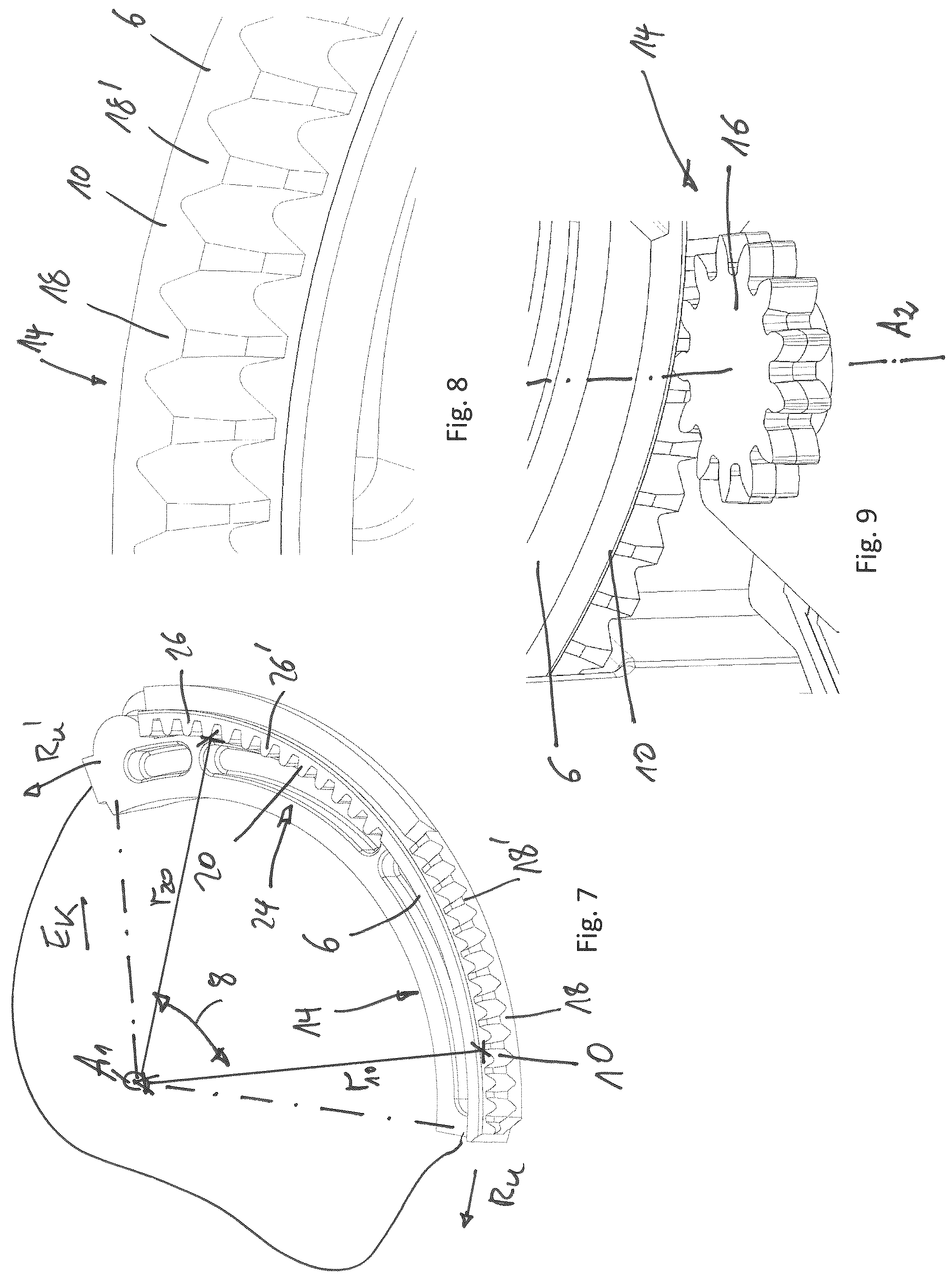 Patent US12304393 Figure 4 – View adjusting mechanism and adjusting means for such a view adjusting mechanism