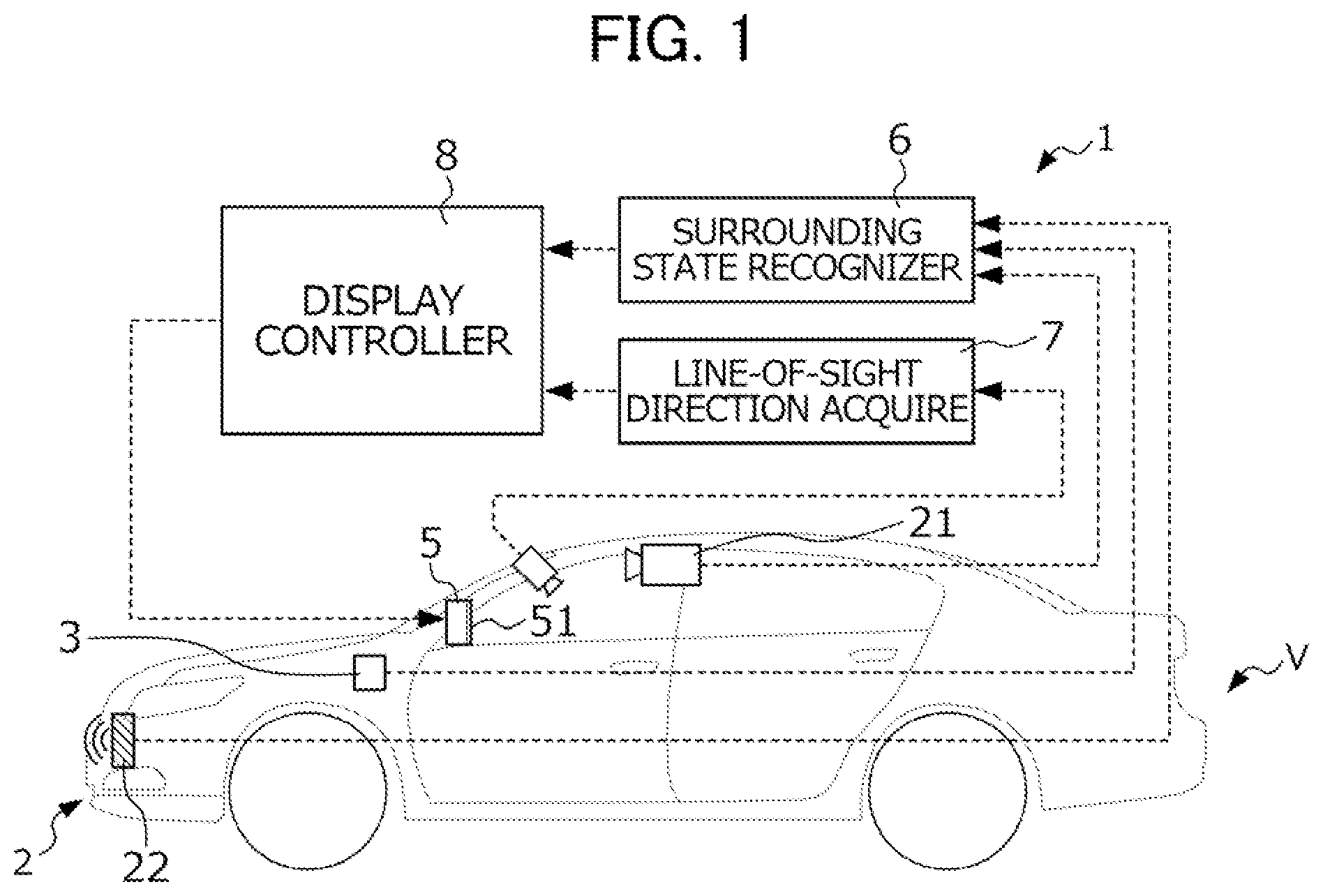 Patent US12304394 — Virtual image display device — Figure 1