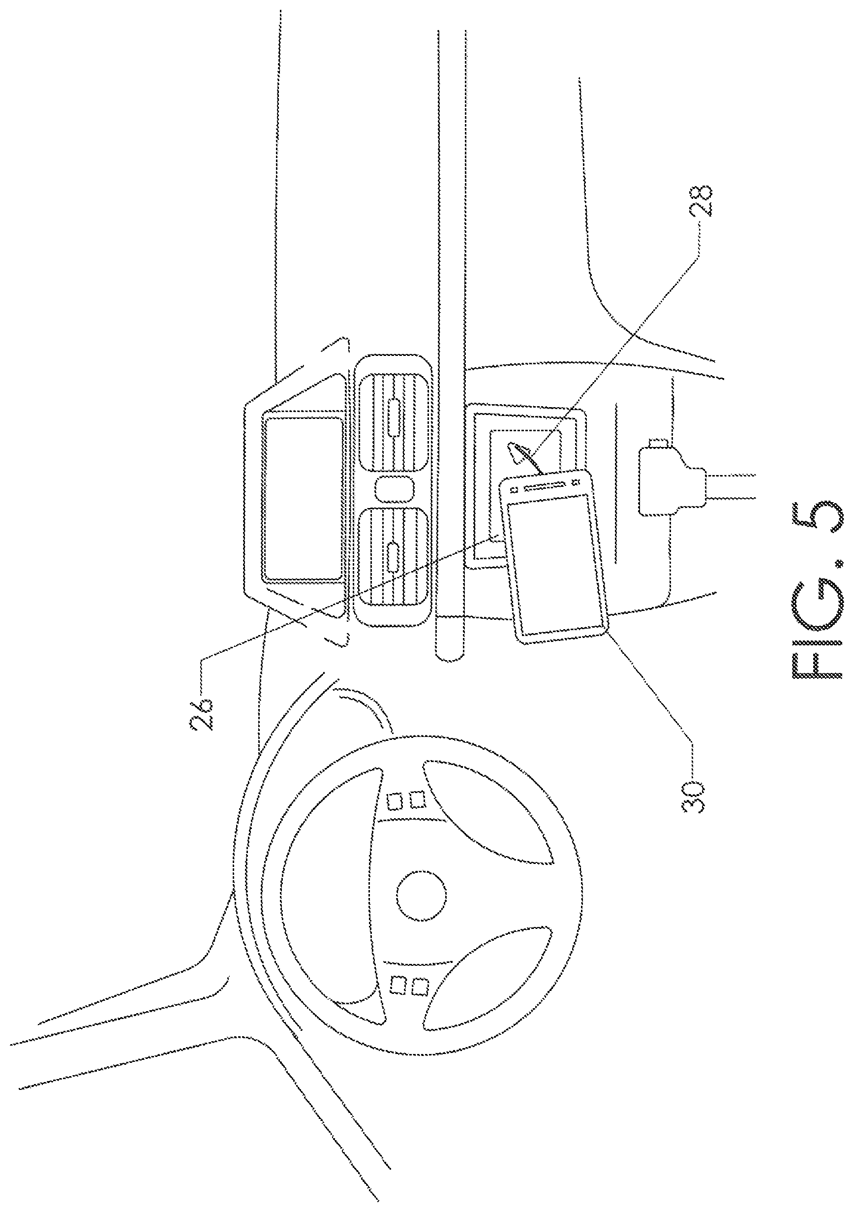 Patent US12304397 Figure 5 – Touchscreen-based vehicle control interface